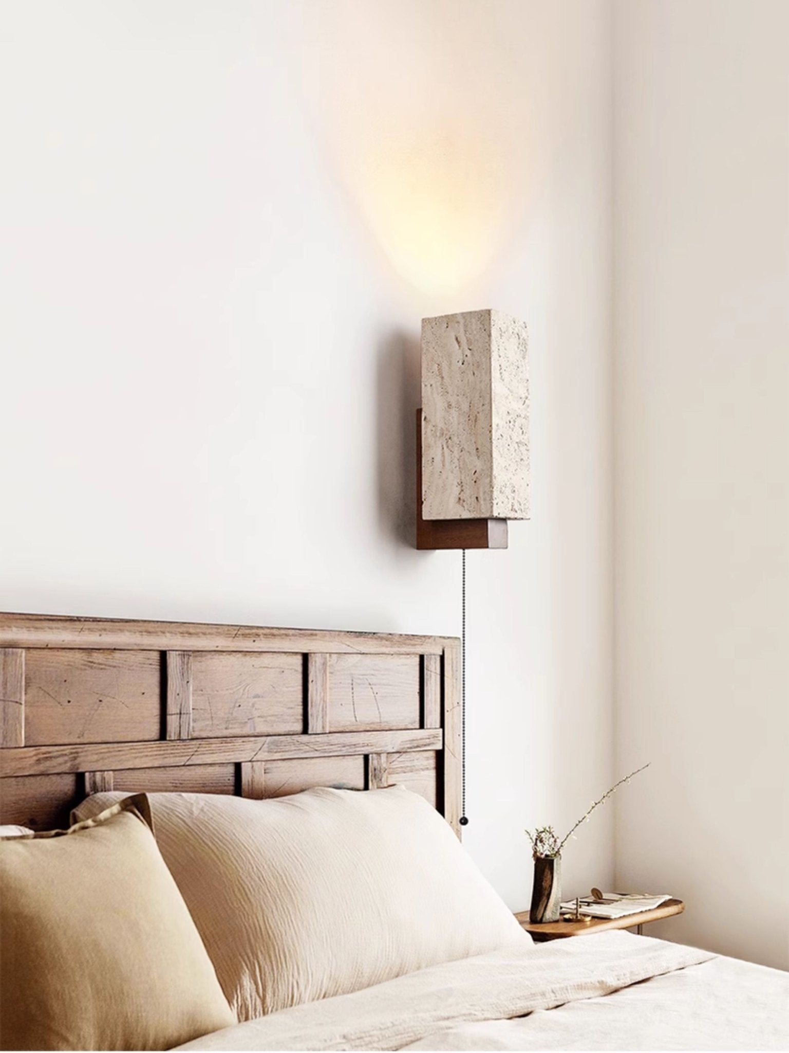 Elsoran Travertine Block Wall Light - Blowlighting