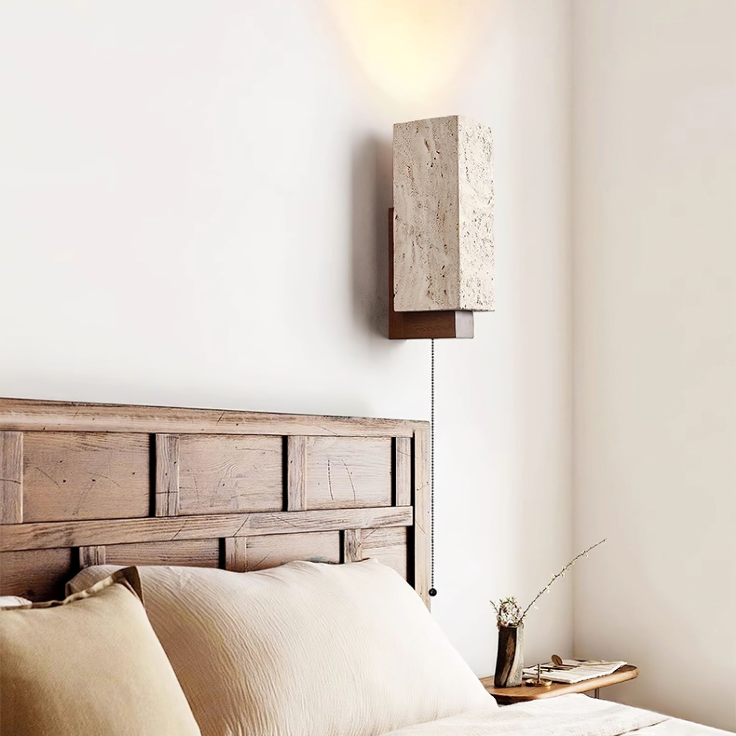 Elsoran Travertine Block Wall Light - Blowlighting