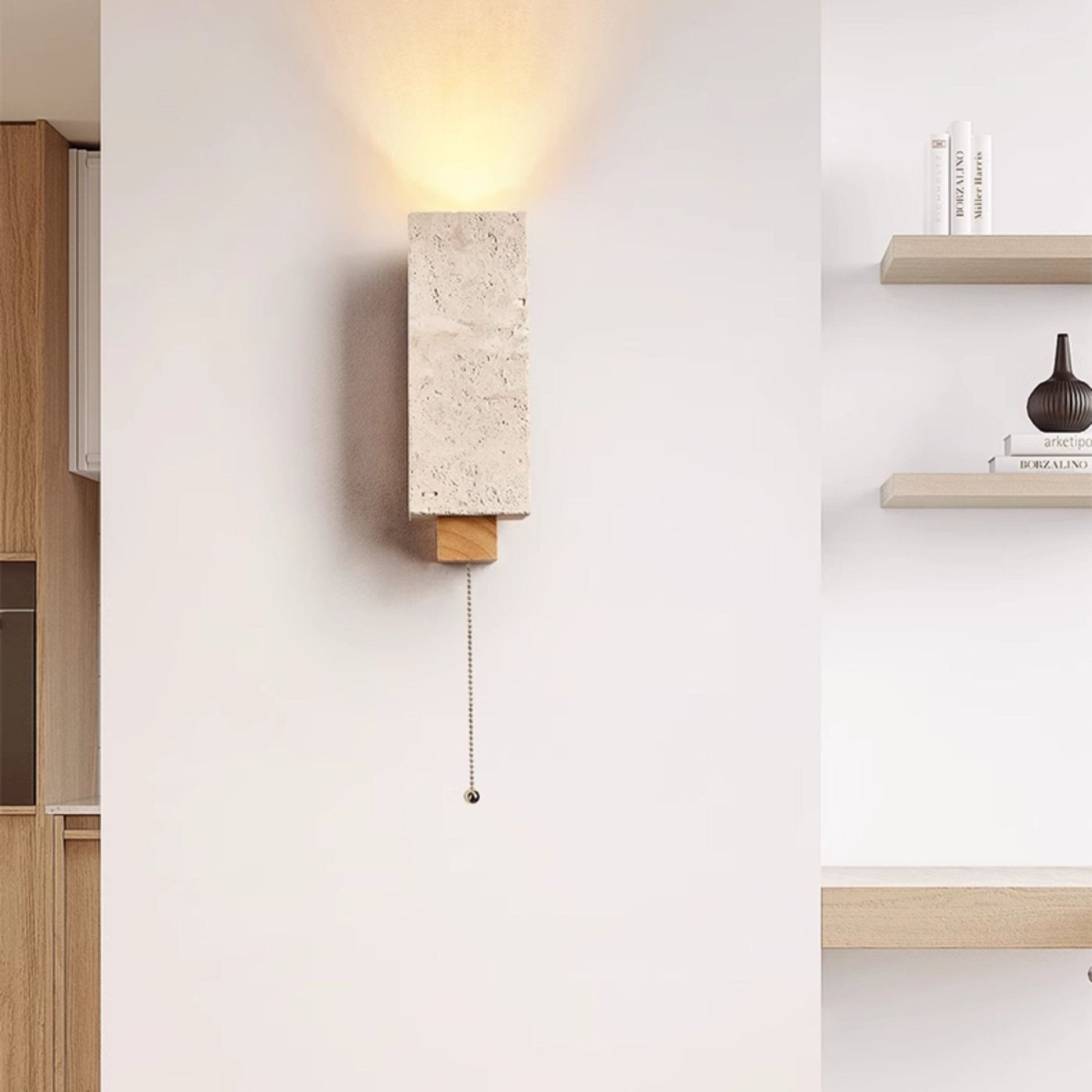 Elsoran Travertine Block Wall Light - Blowlighting
