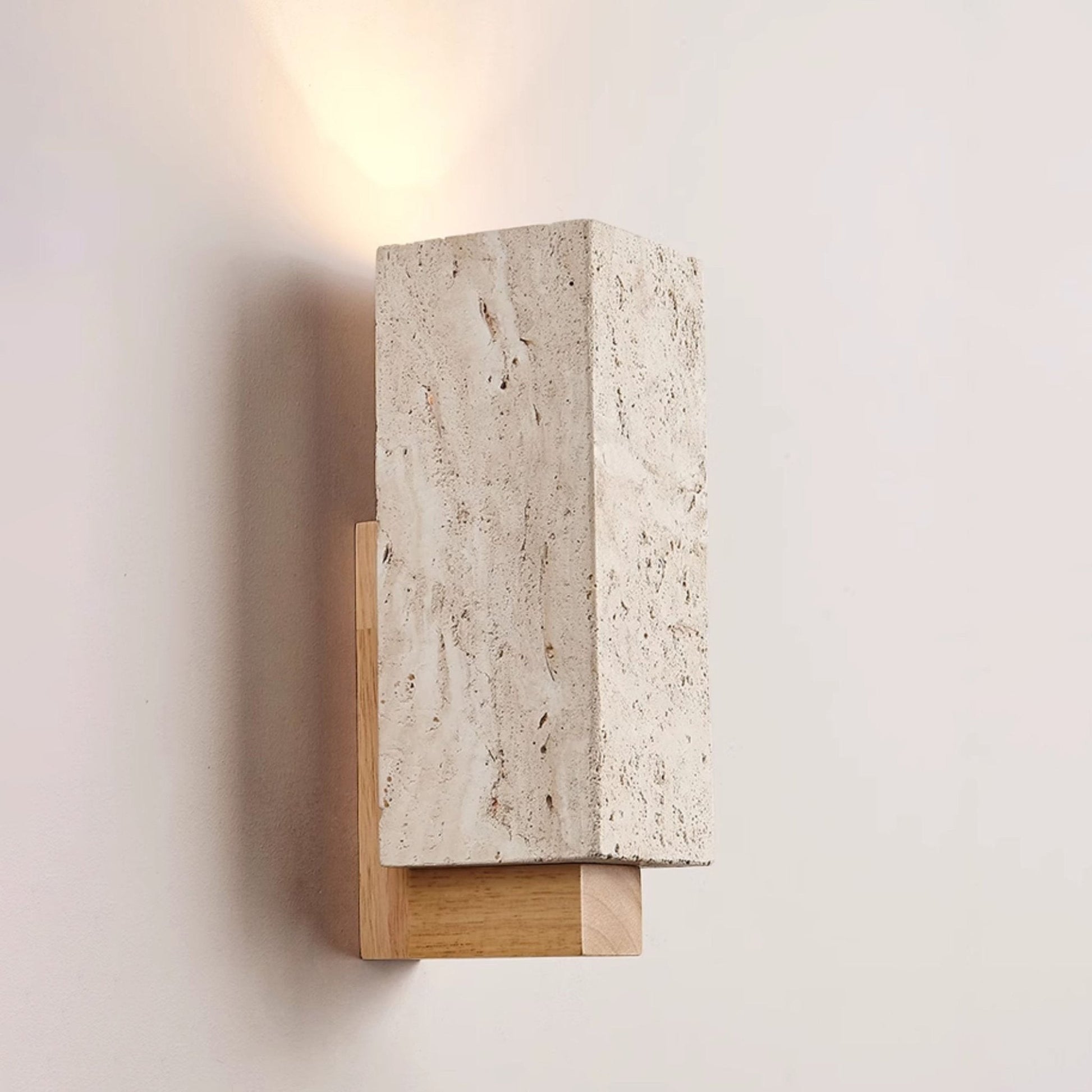 Elsoran Travertine Block Wall Light - Blowlighting