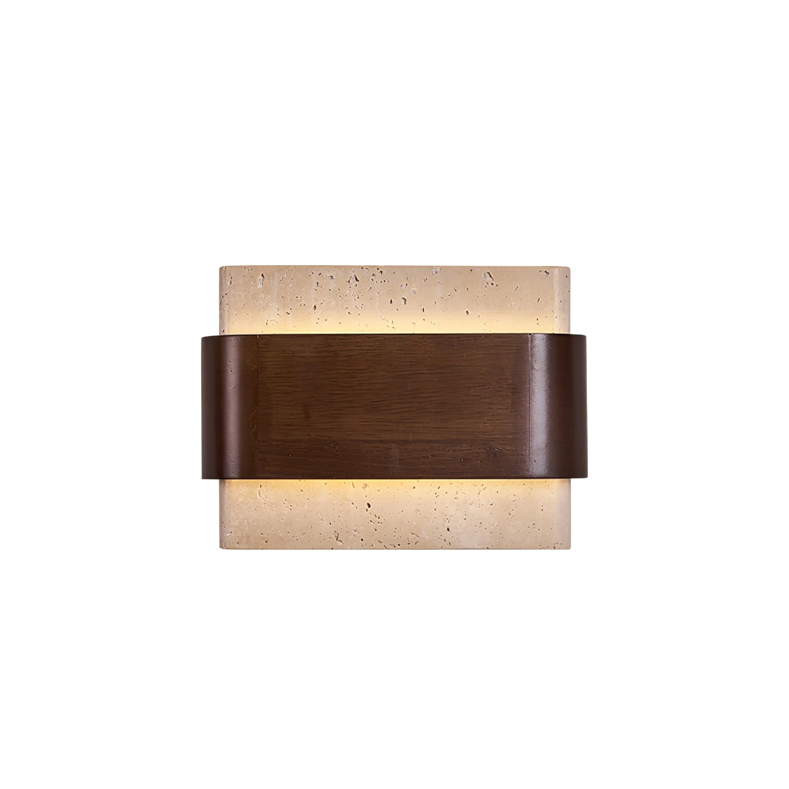 Ulnoros Paneled Travertine Wall Light - Blowlighting