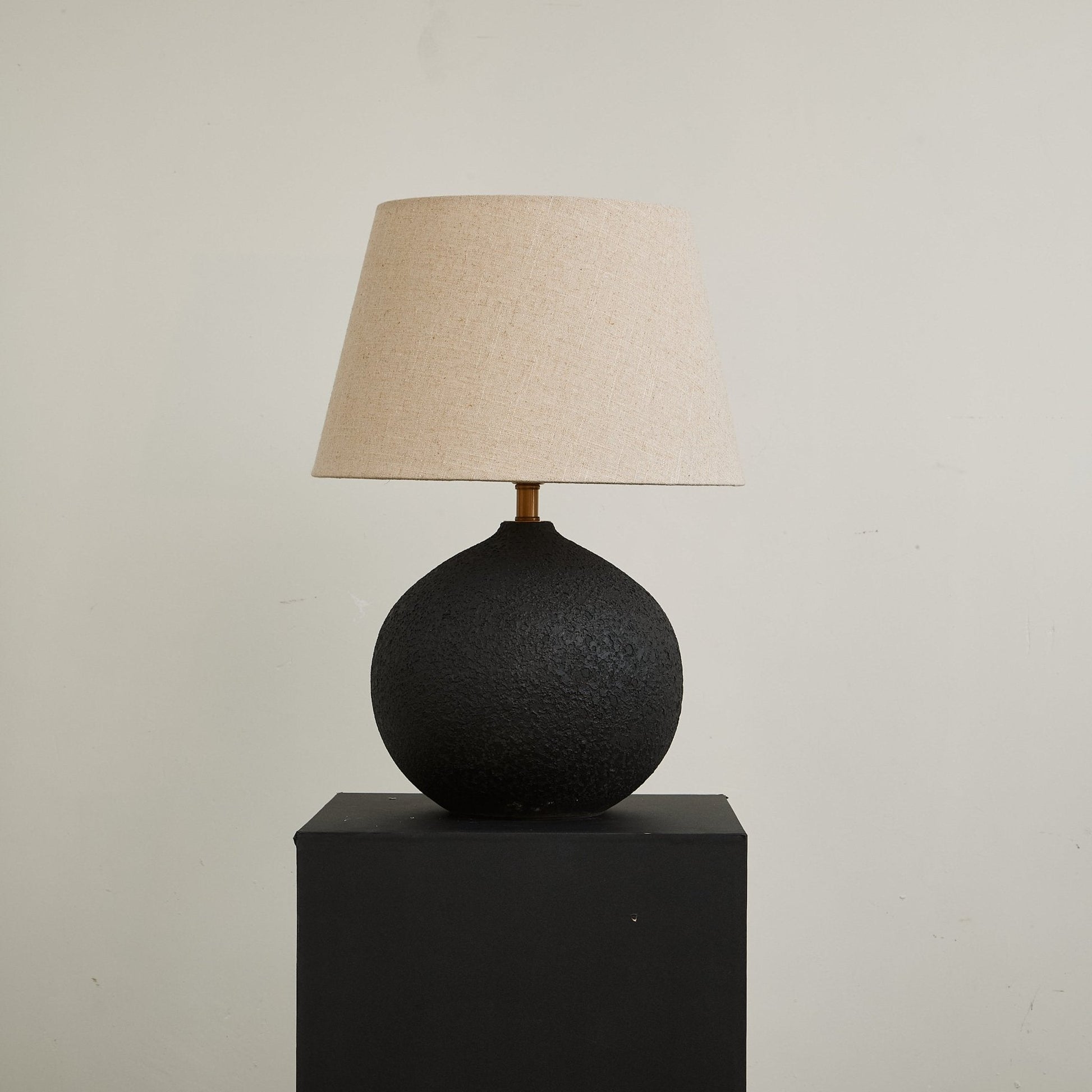 Terra Noir Textured Table Lamp - Blowlighting
