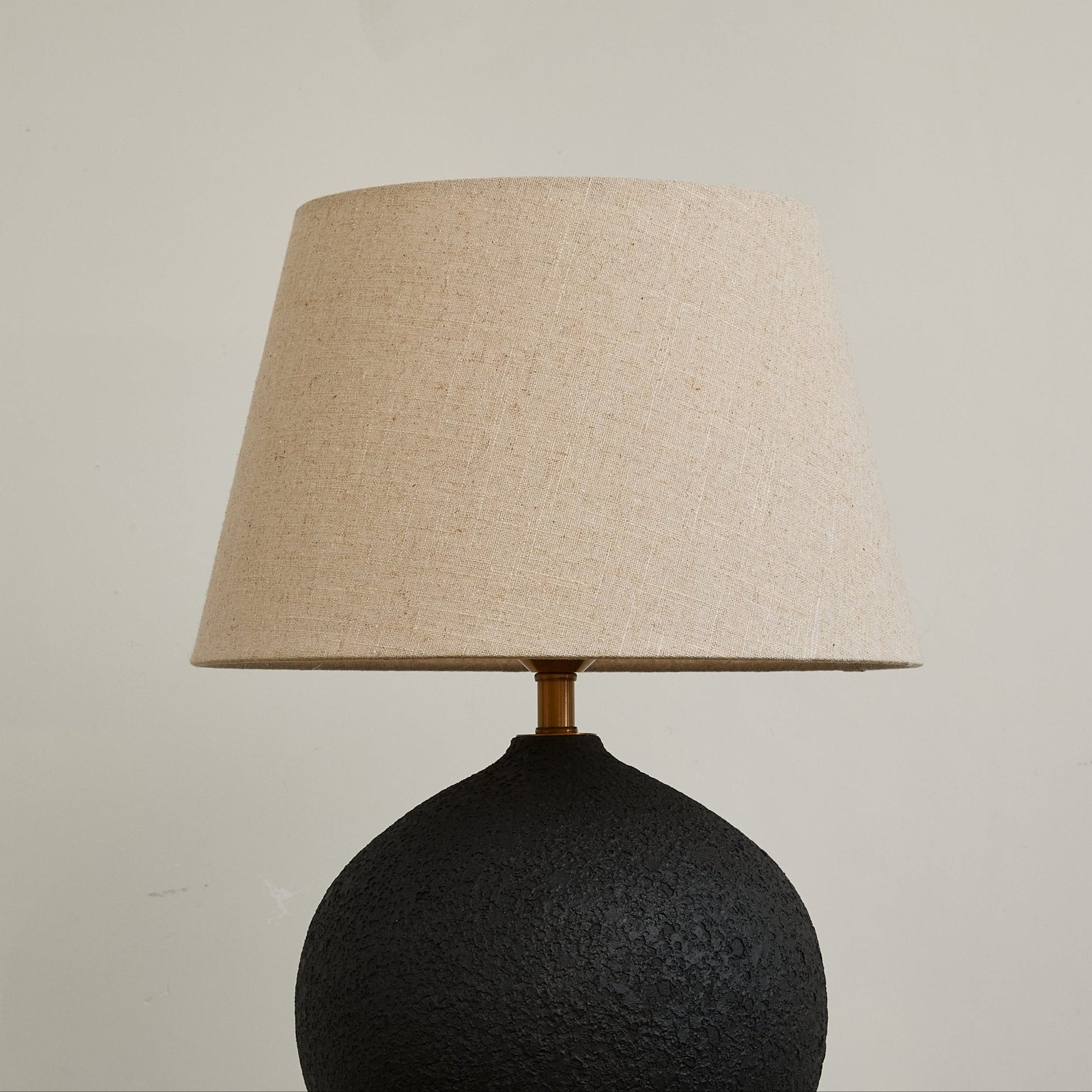 Terra Noir Textured Table Lamp - Blowlighting