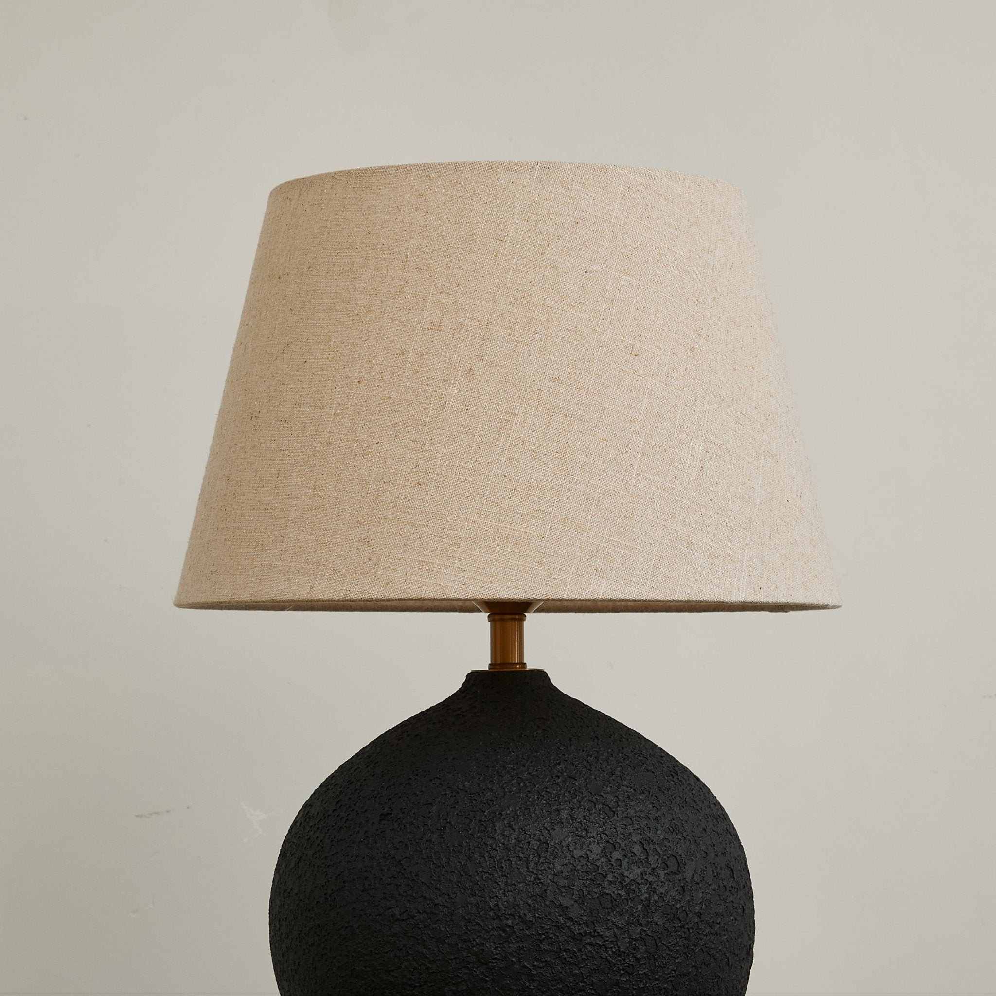 Terra Noir Textured Table Lamp - Blowlighting