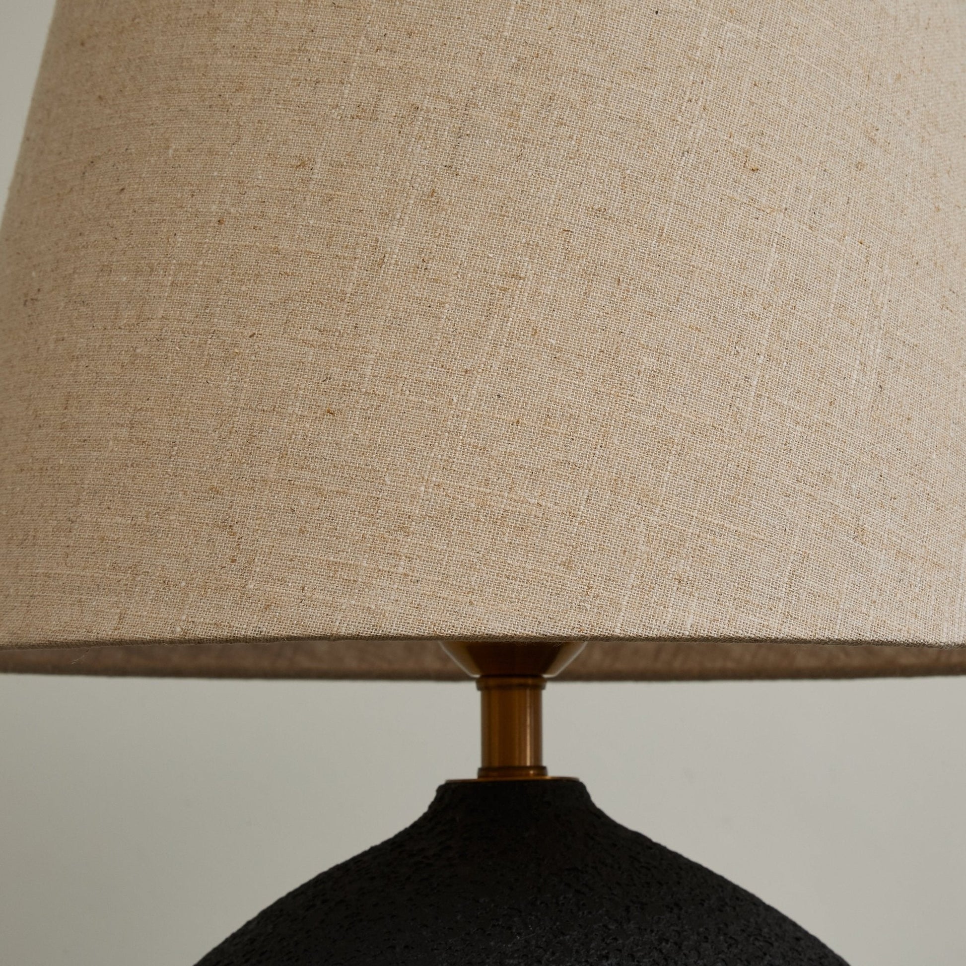 Terra Noir Textured Table Lamp - Blowlighting