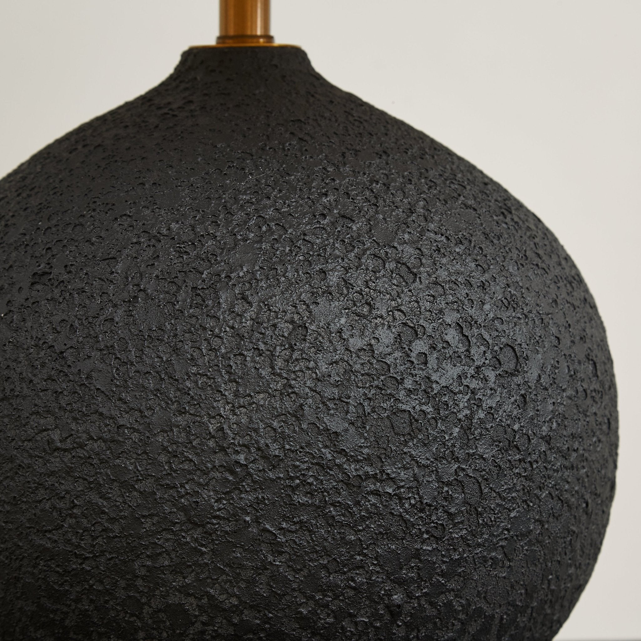 Terra Noir Textured Table Lamp - Blowlighting