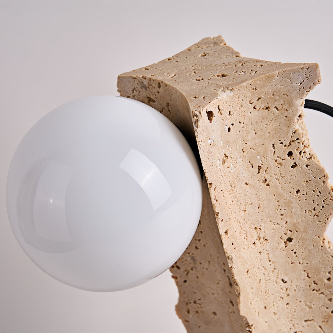 Vyrnora Travertine Slab Table Lamp - Blowlighting