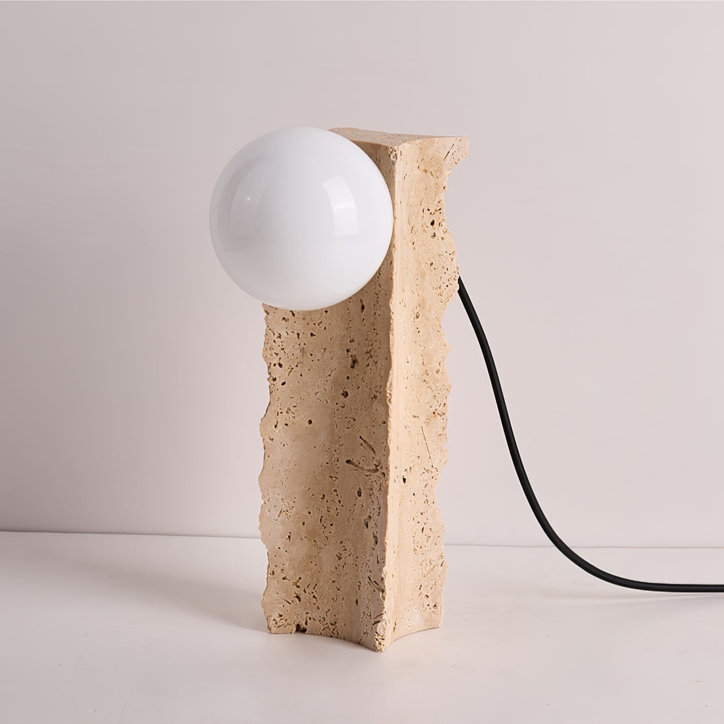 Vyrnora Travertine Slab Table Lamp - Blowlighting