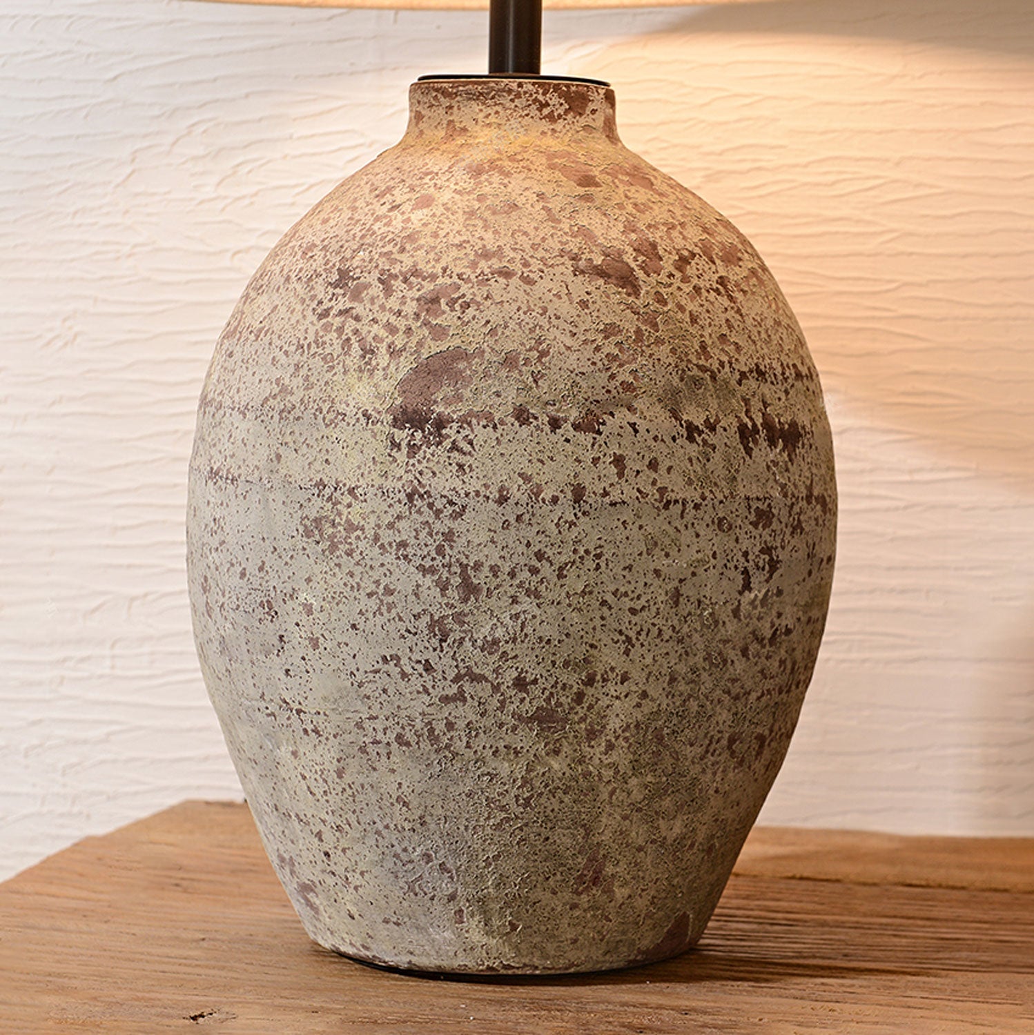 Terravina Textured Ceramic Table Lamp - Blowlighting