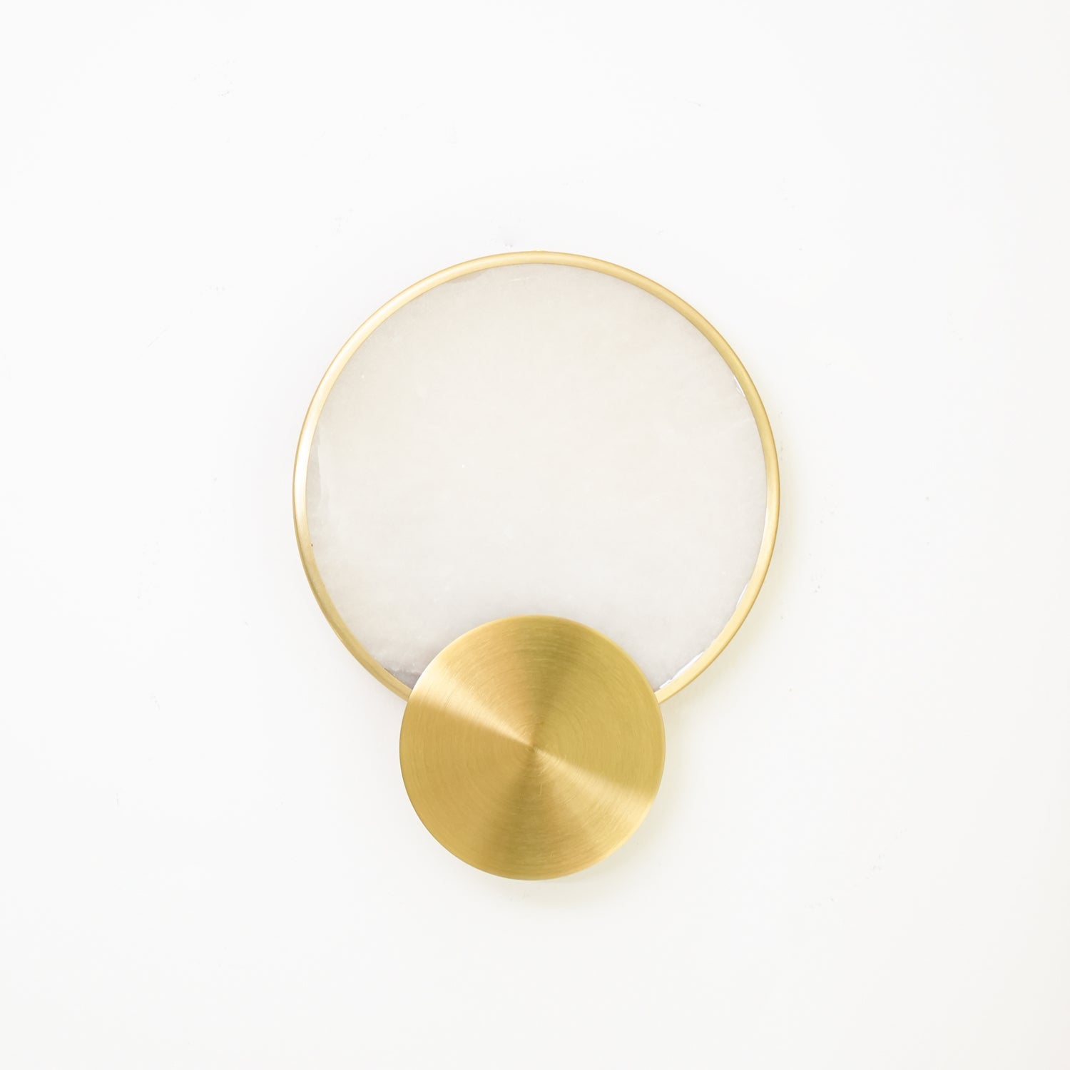 Myvelarae Circular Alabaster Wall Light - Blowlighting