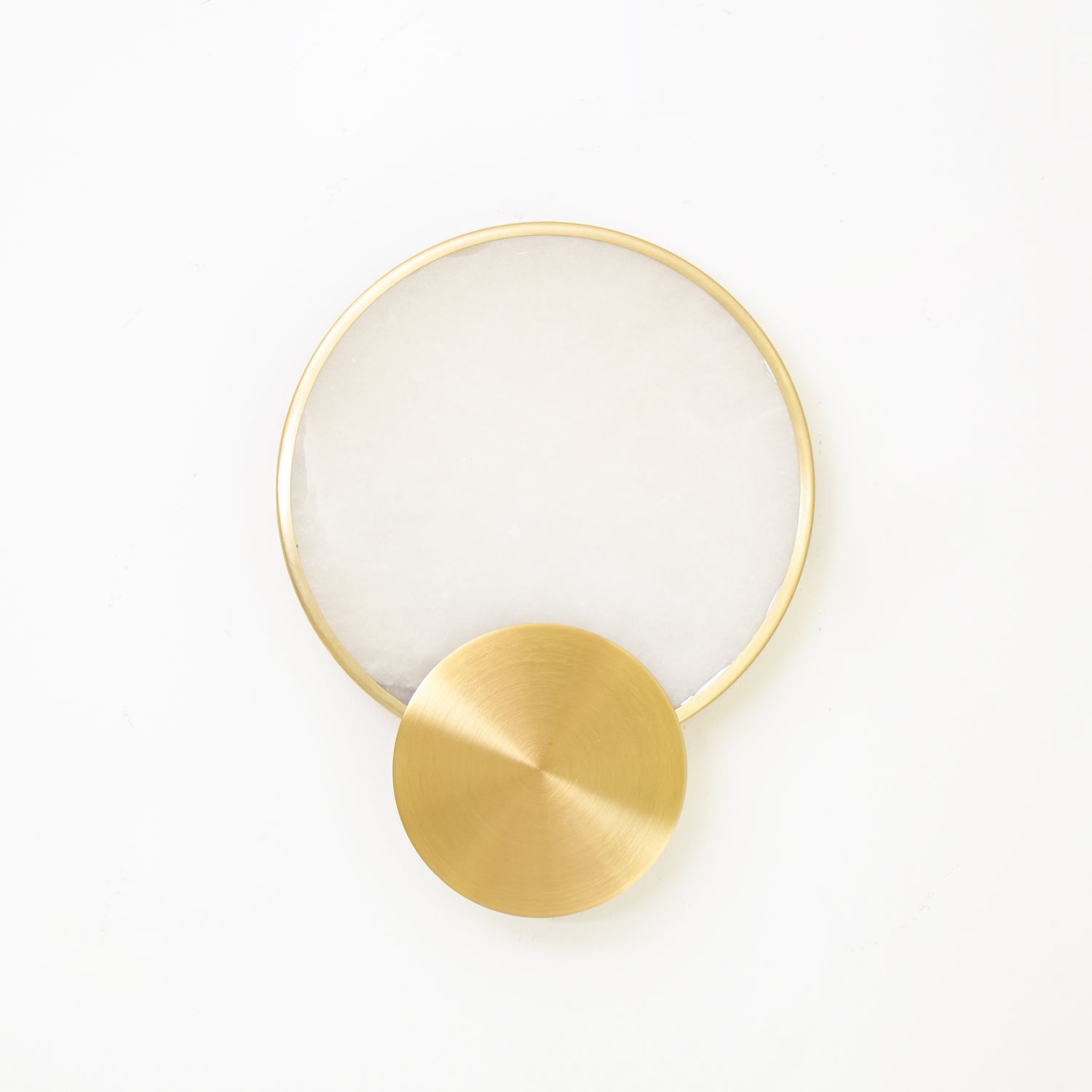 Myvelarae Circular Alabaster Wall Light - Blowlighting