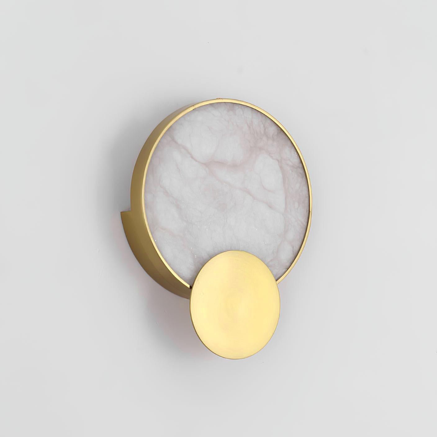 Myvelarae Circular Alabaster Wall Light - Blowlighting
