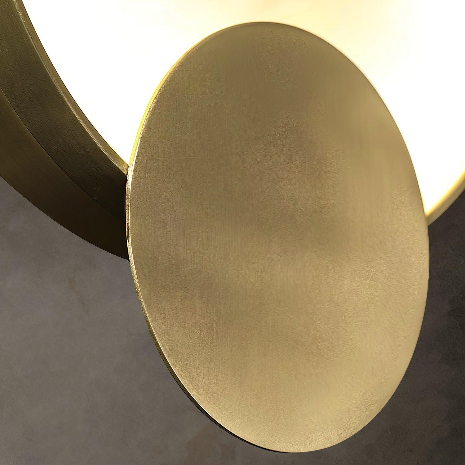 Myvelarae Circular Alabaster Wall Light - Blowlighting
