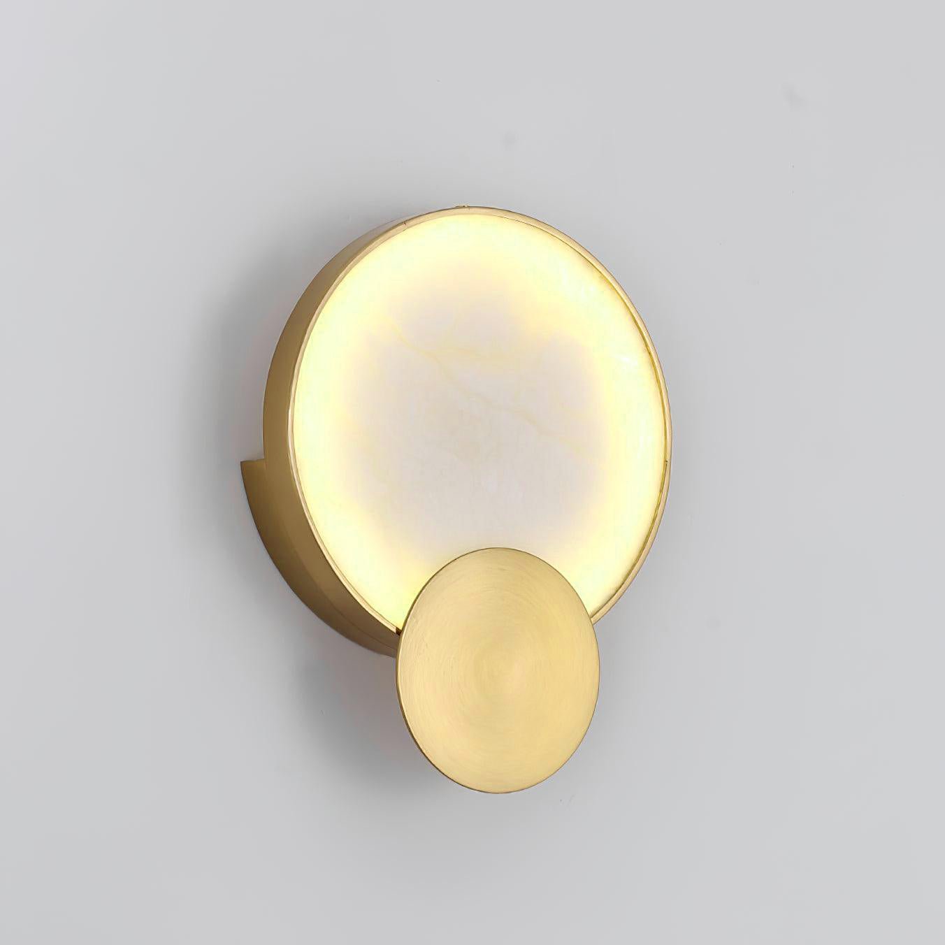 Myvelarae Circular Alabaster Wall Light - Blowlighting