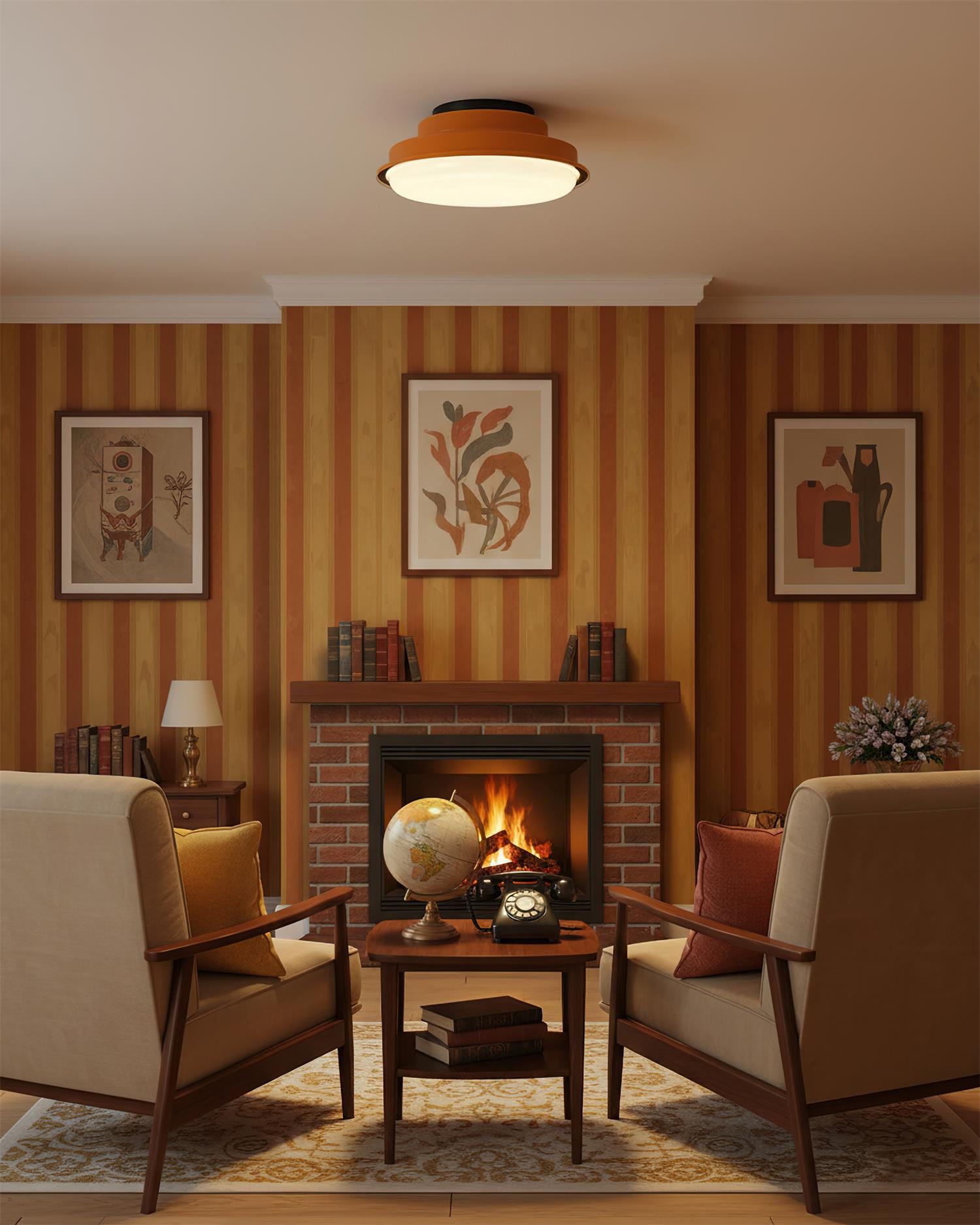 Saturn Metal Simple Ceiling Lamp