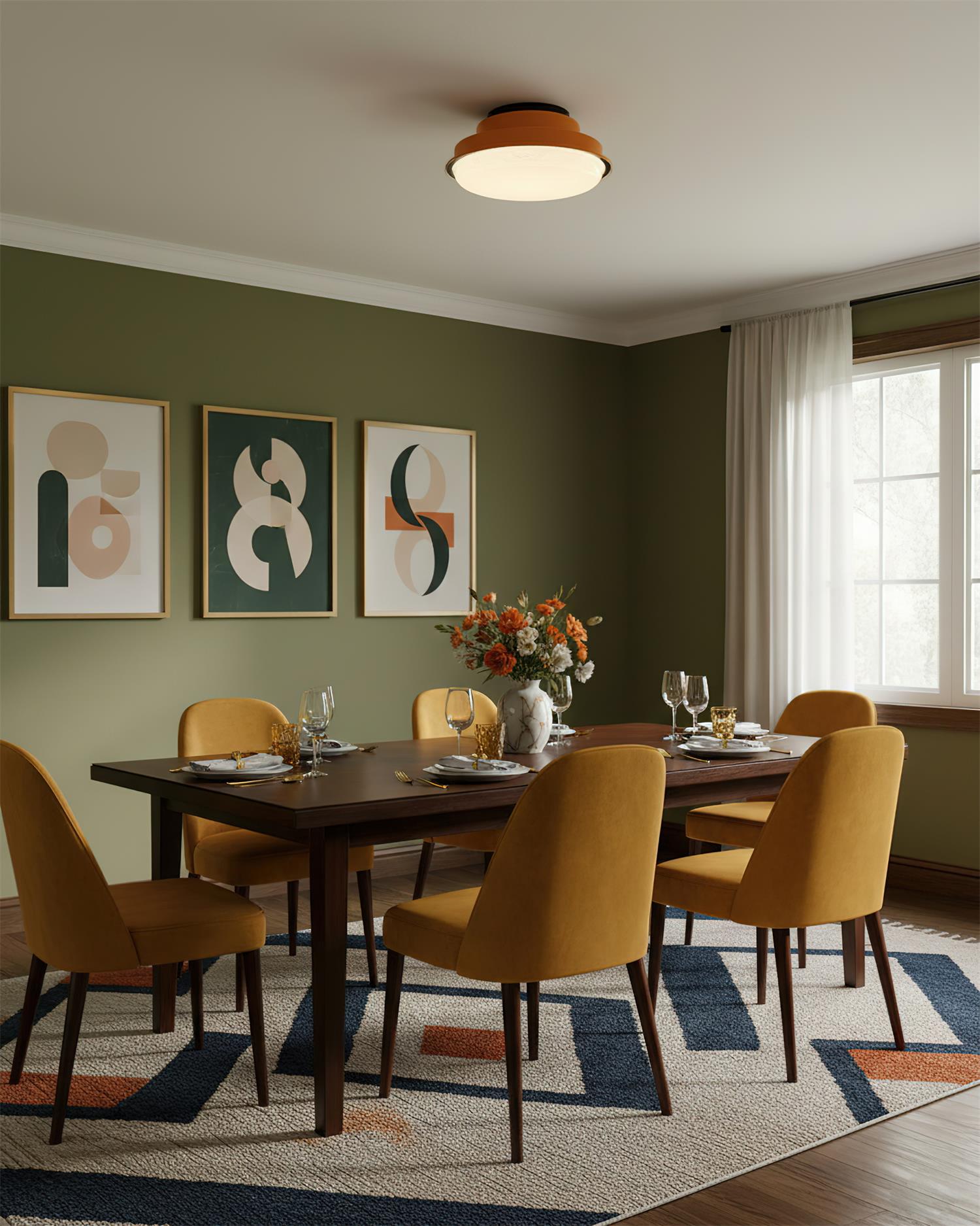 Saturn Metal Simple Ceiling Lamp