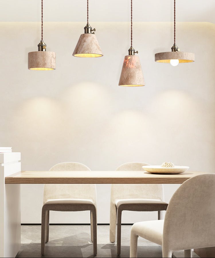 Terraform Travertine Pendant Light - Vakkerlight