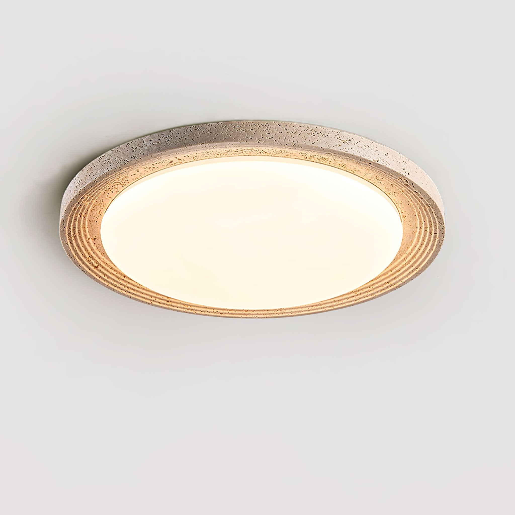Orinir Minimalist Travertine Ceiling Light - Blowlighting