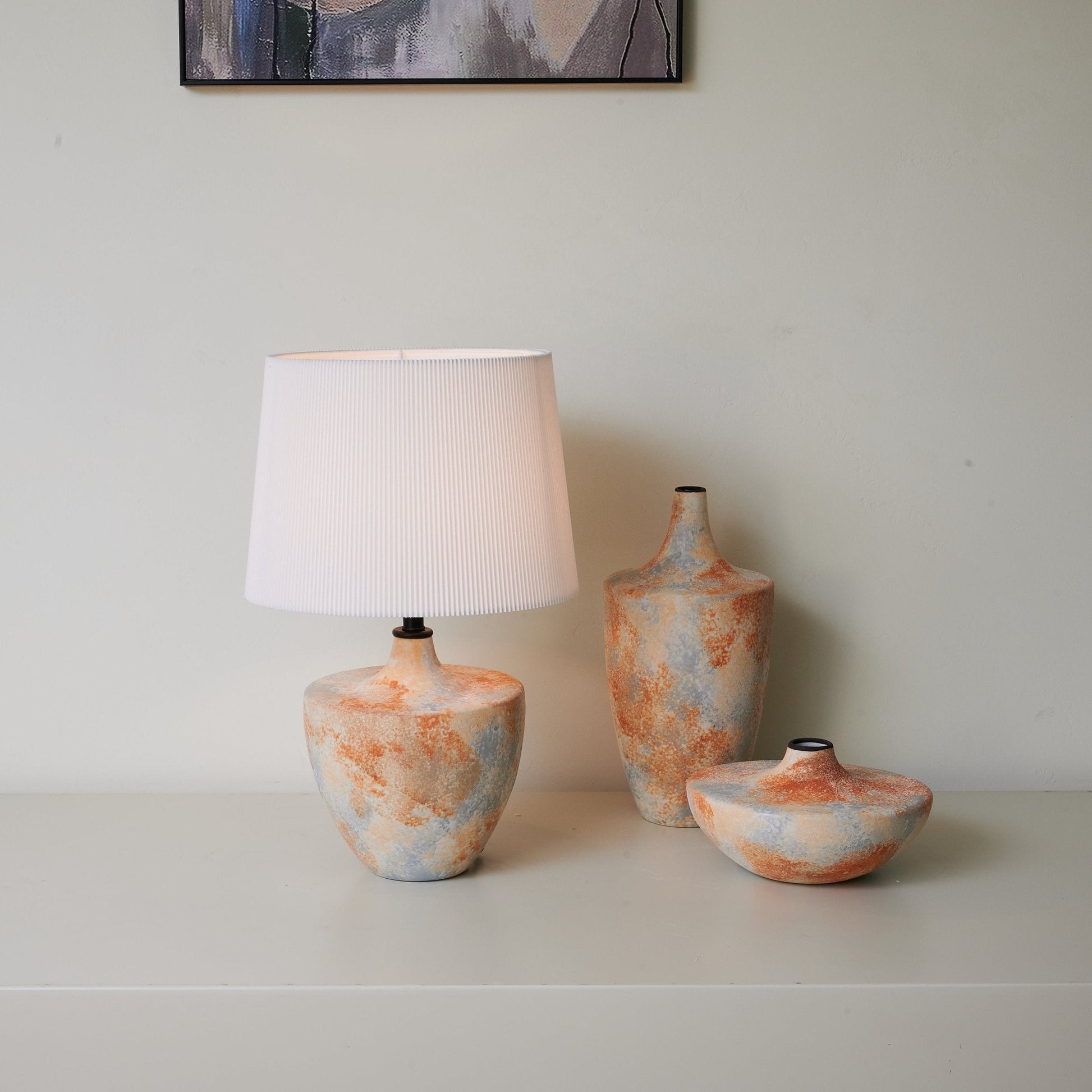 Terrara Textured Table Lamp - Blowlighting