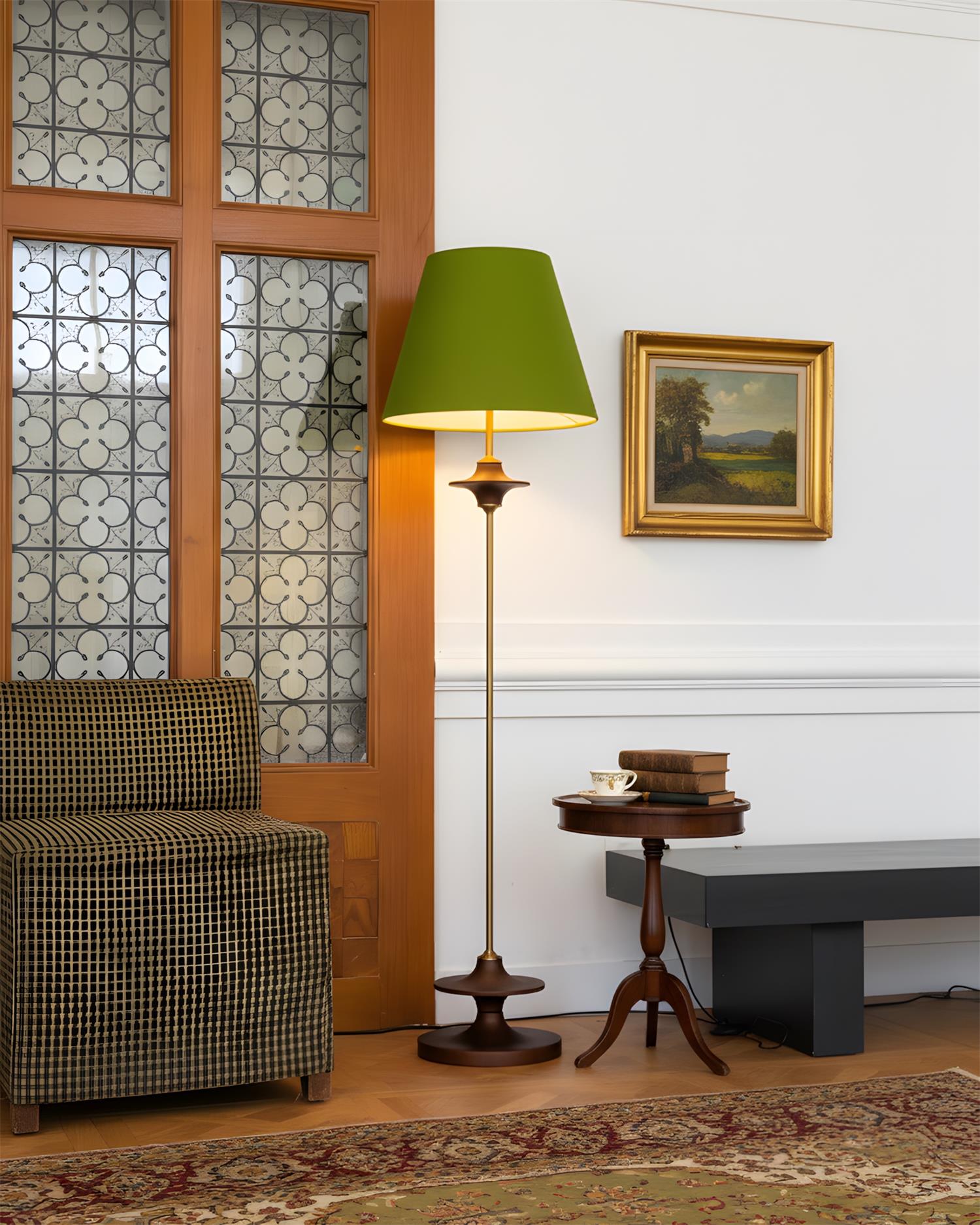 Terrava Mid-century Fabric Floor Light