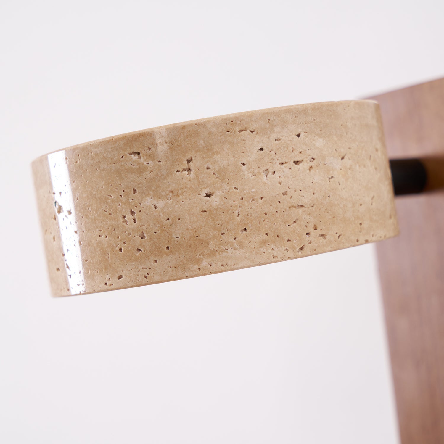 Ulvyna Cylinder-Stack Travertine Wall Light - Blowlighting