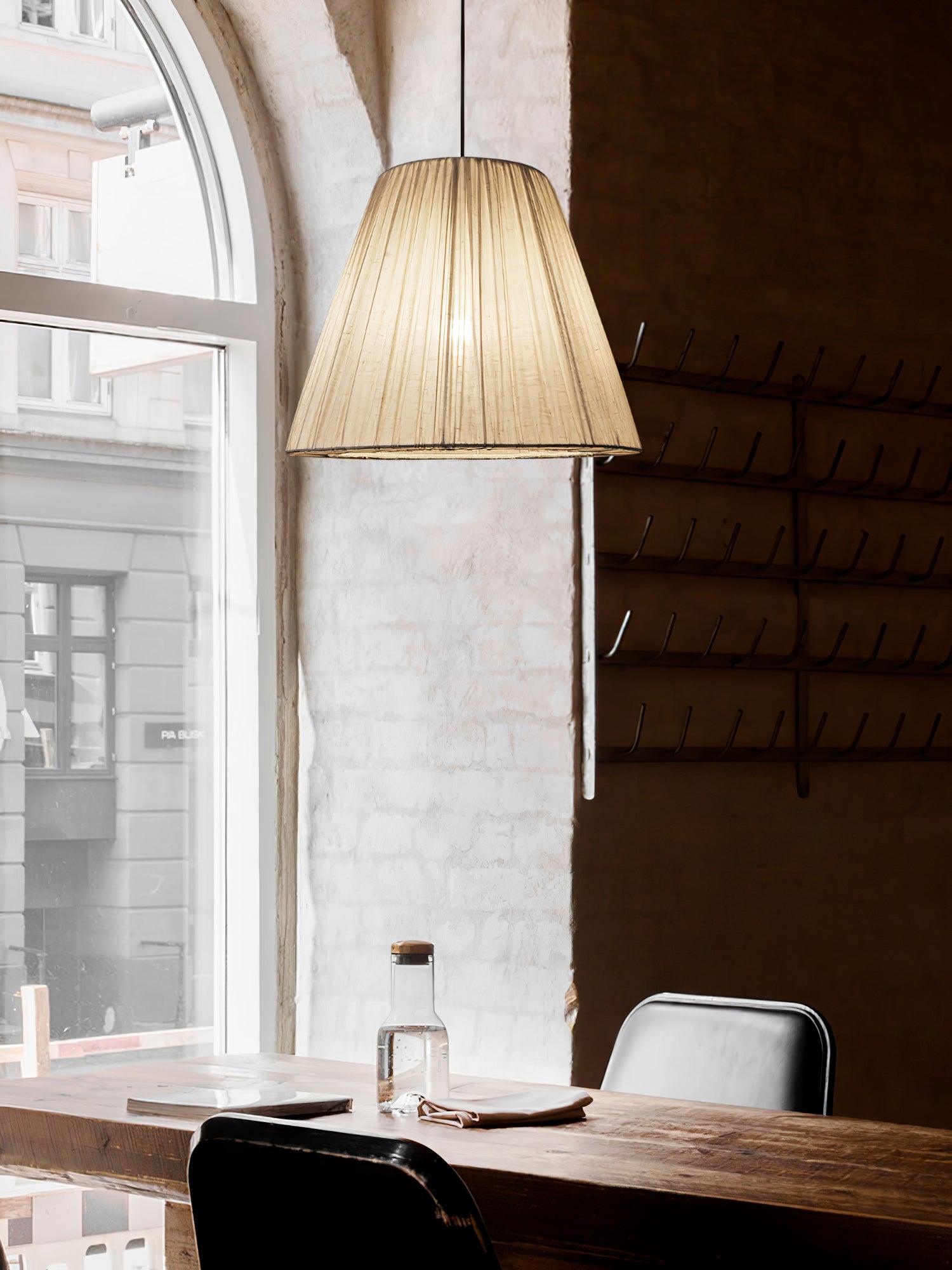 Textile Taper Pendant Lamp - Blowlighting