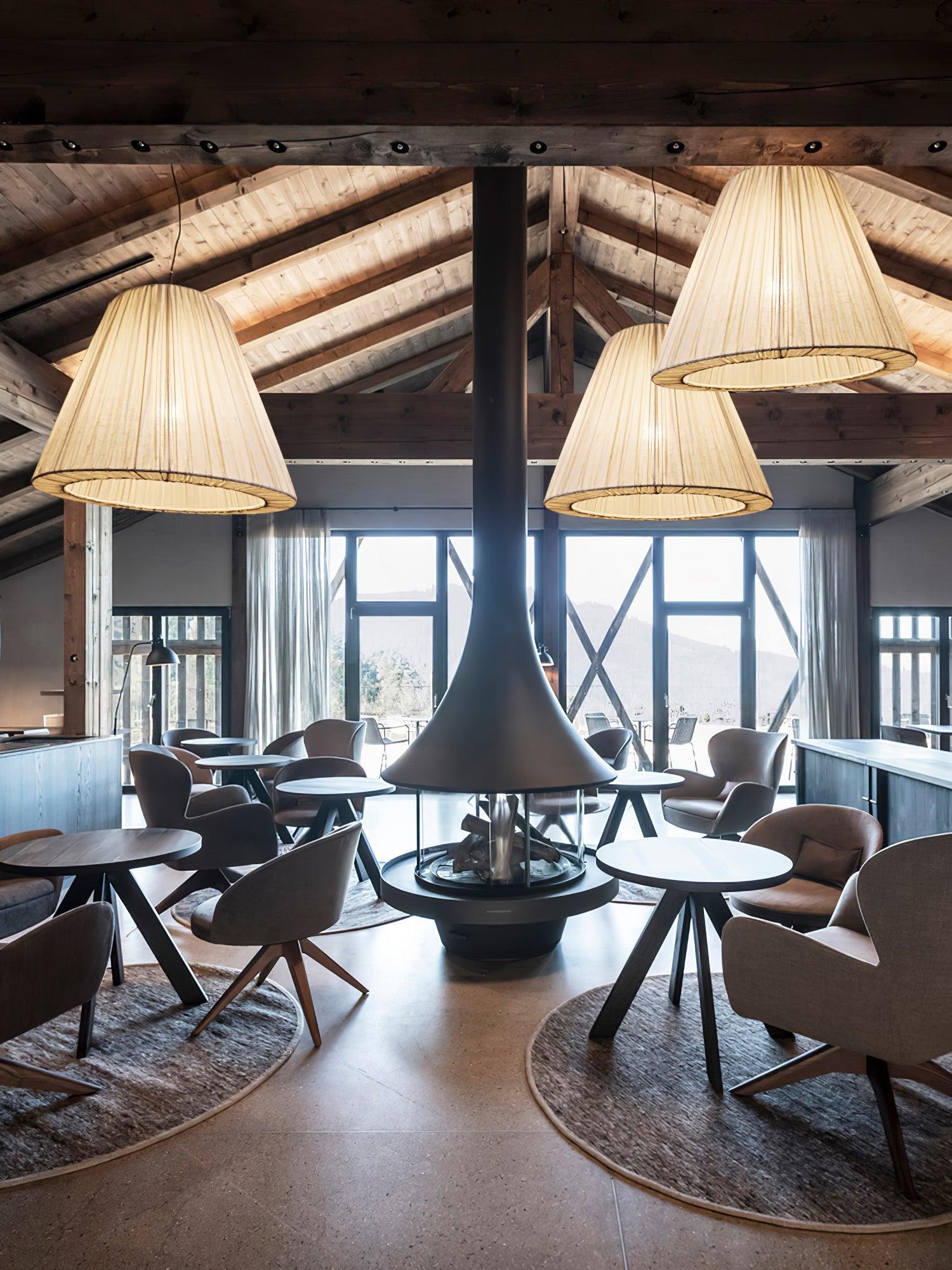 Textile Taper Pendant Lamp - Blowlighting