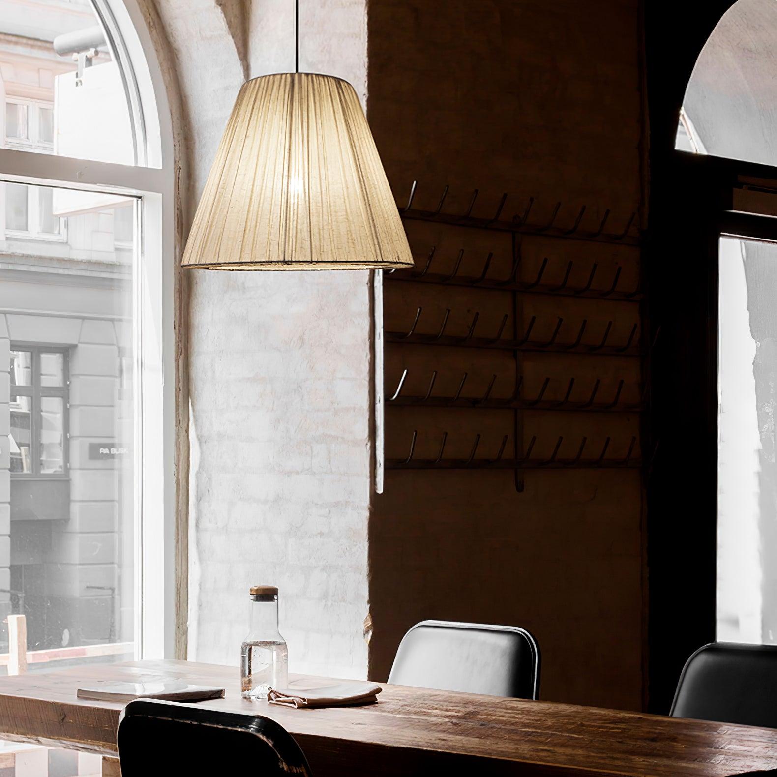 Textile Taper Pendant Lamp - Blowlighting