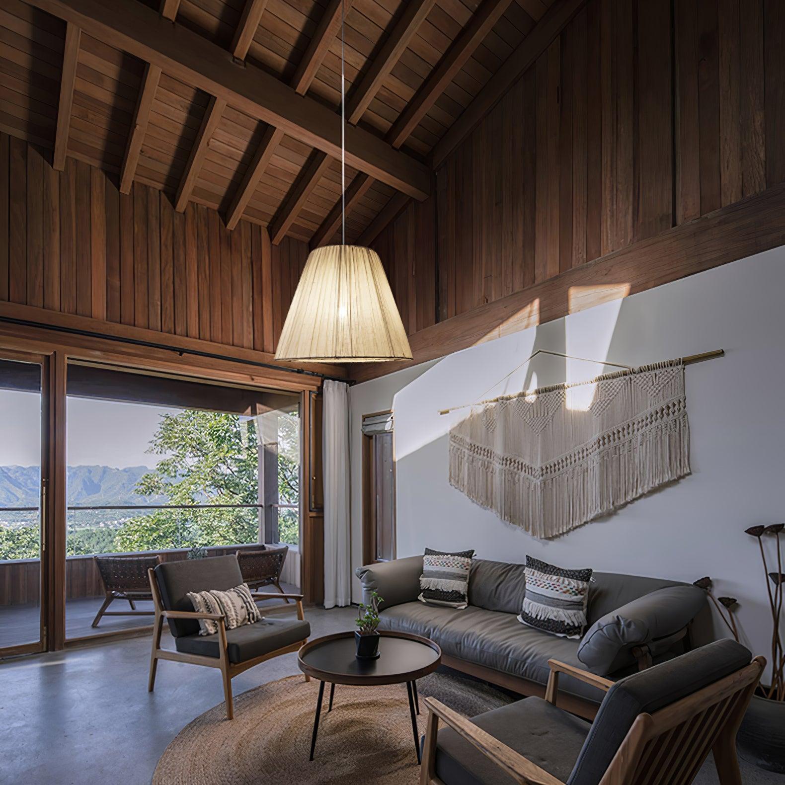 Textile Taper Pendant Lamp - Blowlighting