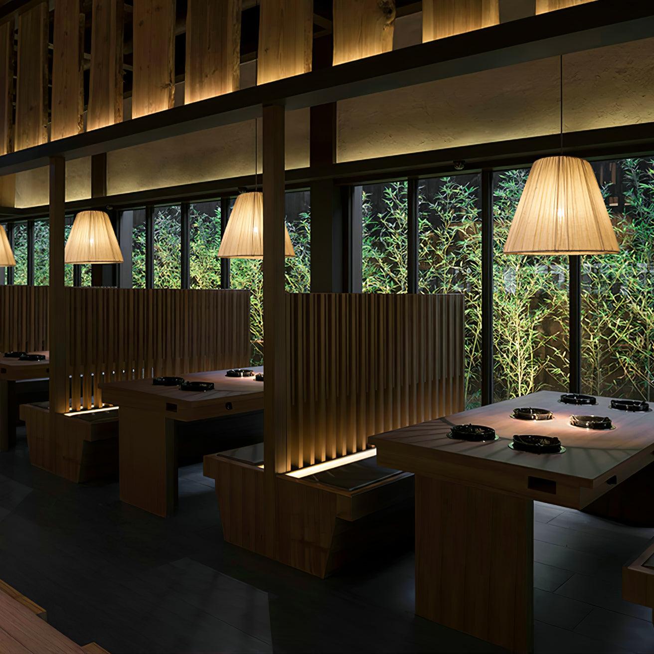 Textile Taper Pendant Lamp - Blowlighting