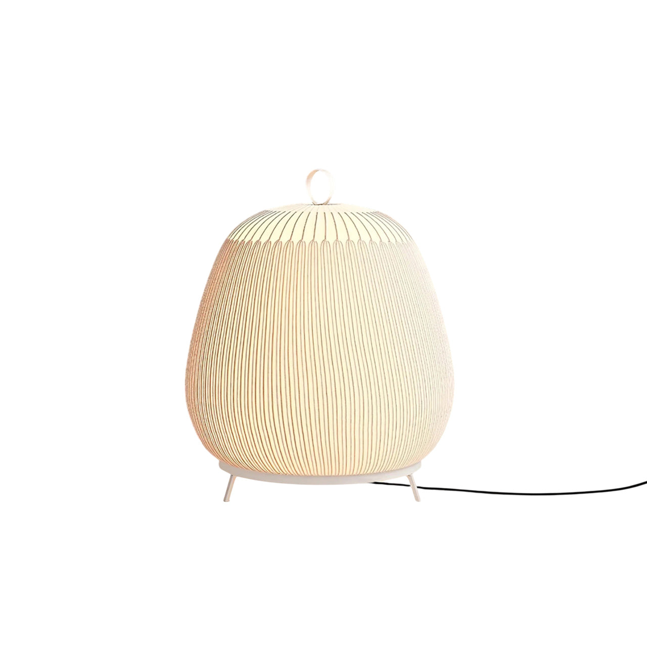 Textured Wabi-Sabi Knitted Dome Lantern Table Light