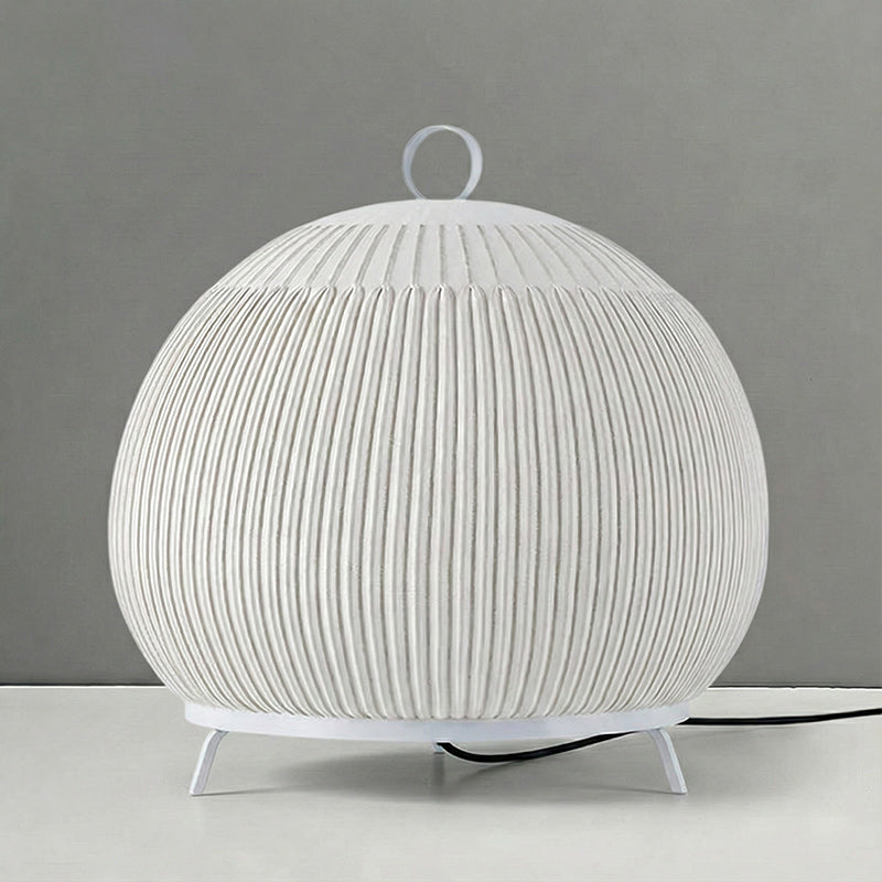 Textured Wabi-Sabi Knitted Dome Lantern Table Light