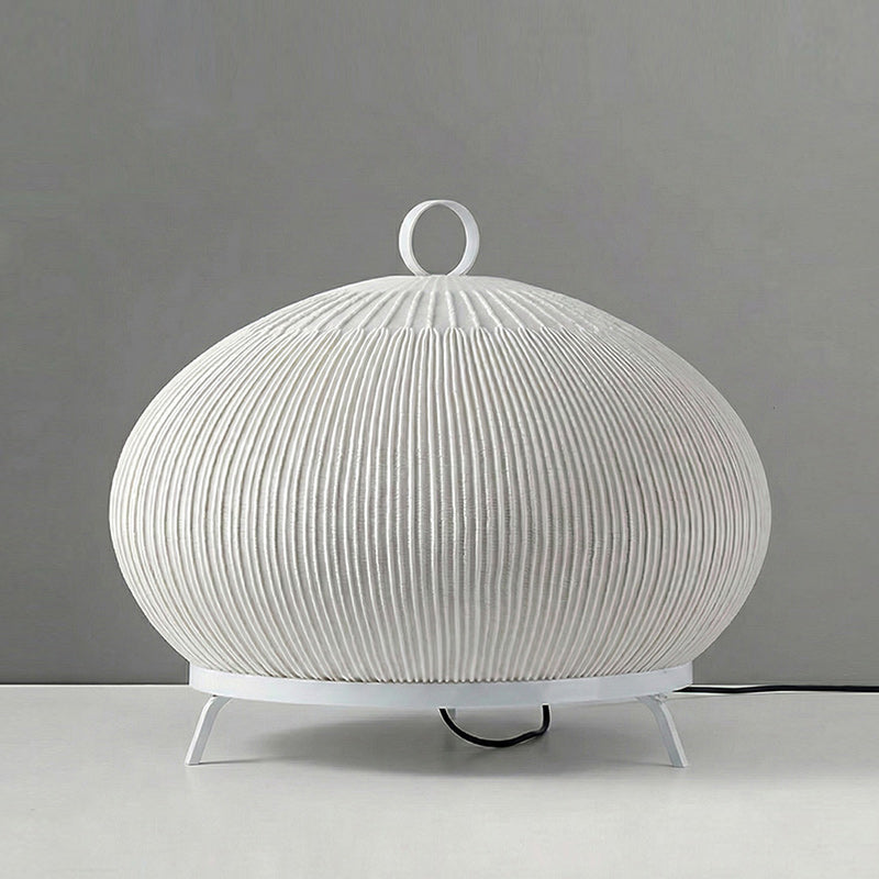 Textured Wabi-Sabi Knitted Dome Lantern Table Light