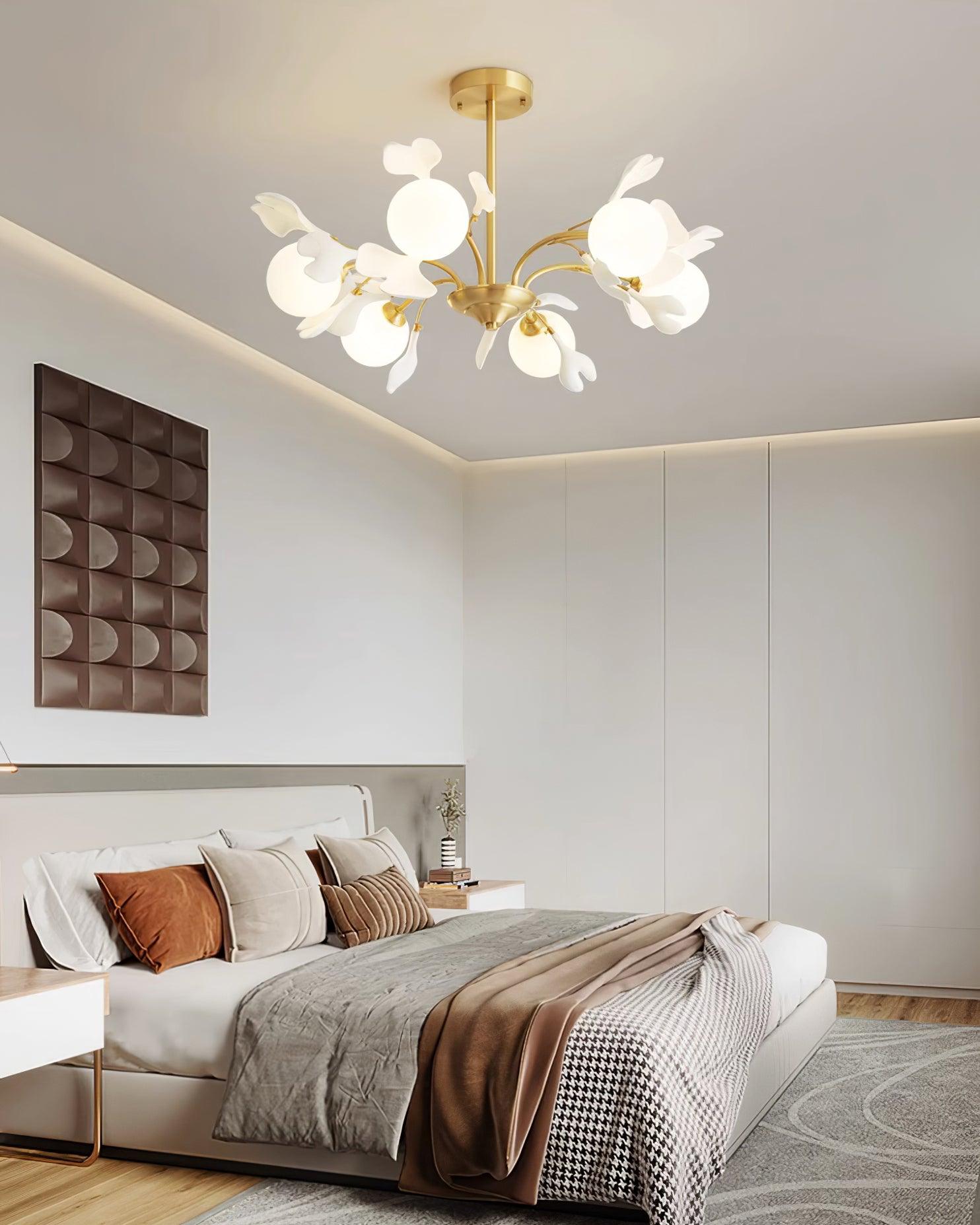 Thalassa Gingko Chandelier - Blowlighting