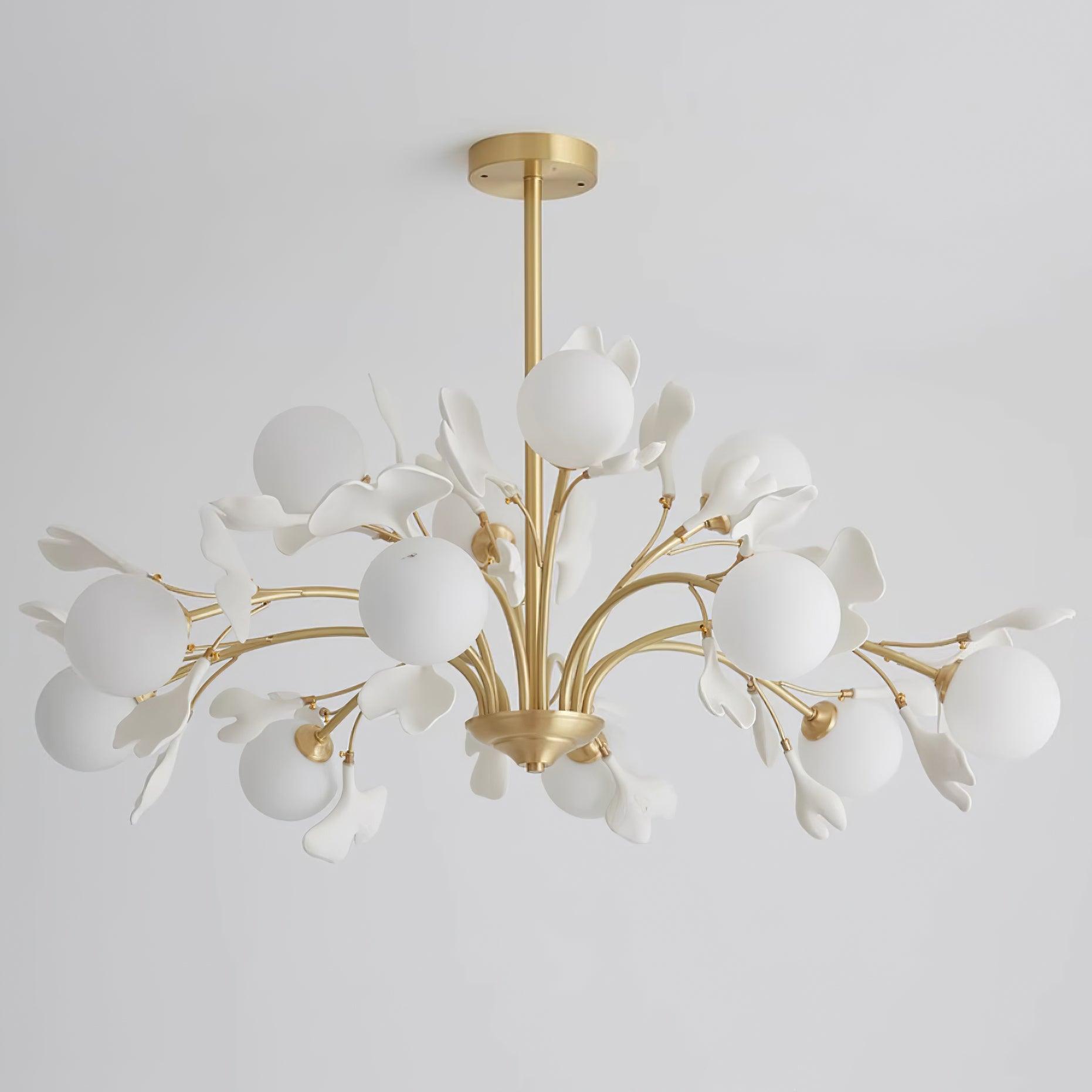 Thalassa Gingko Chandelier - Blowlighting