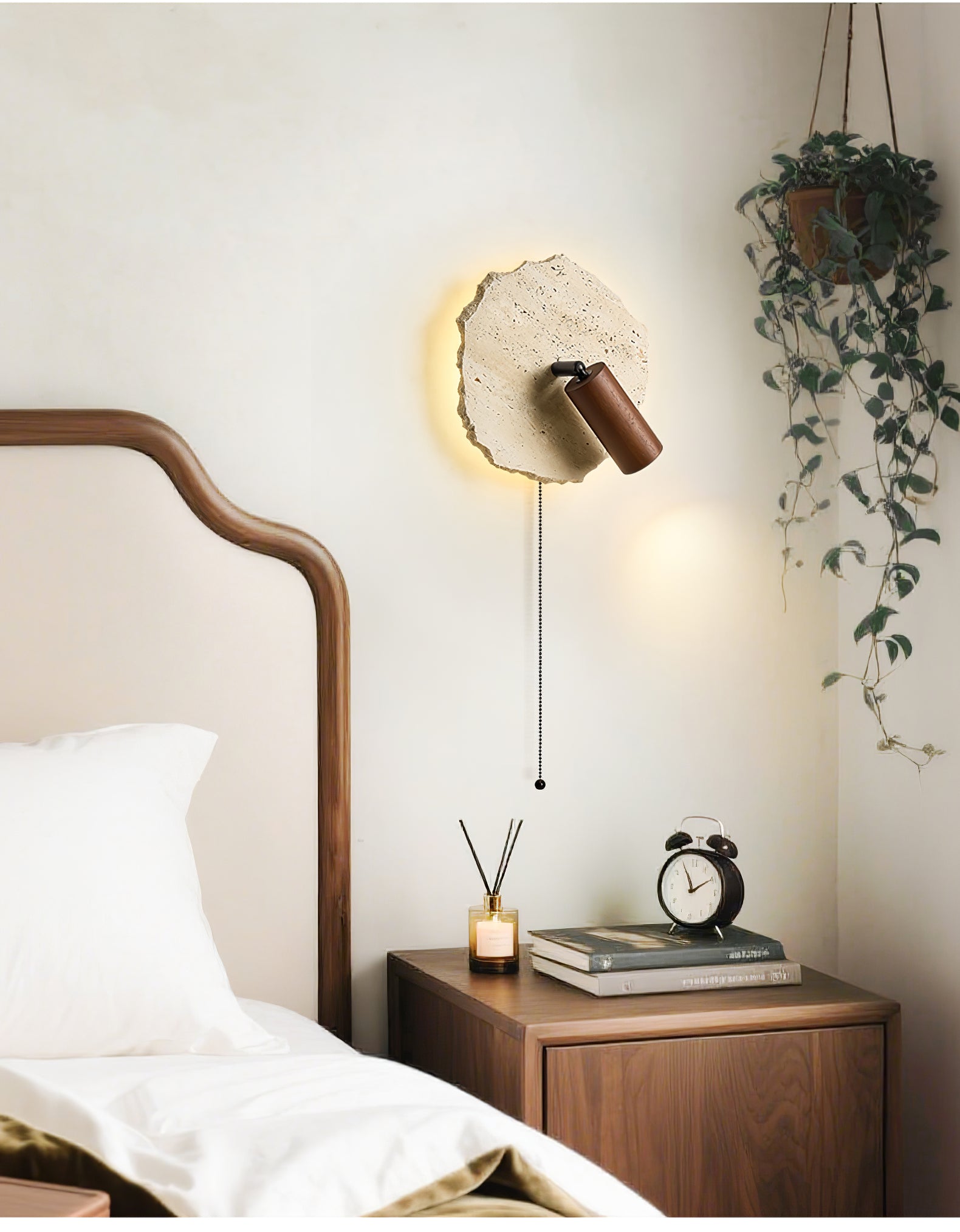 Cleo Travertine Wall Light - Blowlighting