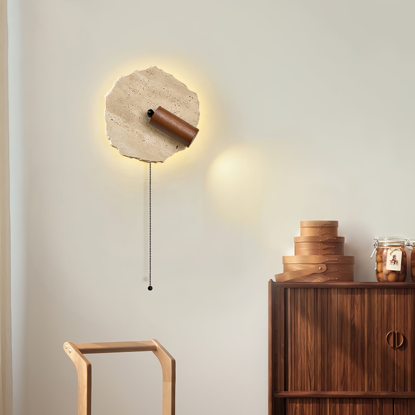 Cleo Travertine Wall Light - Blowlighting