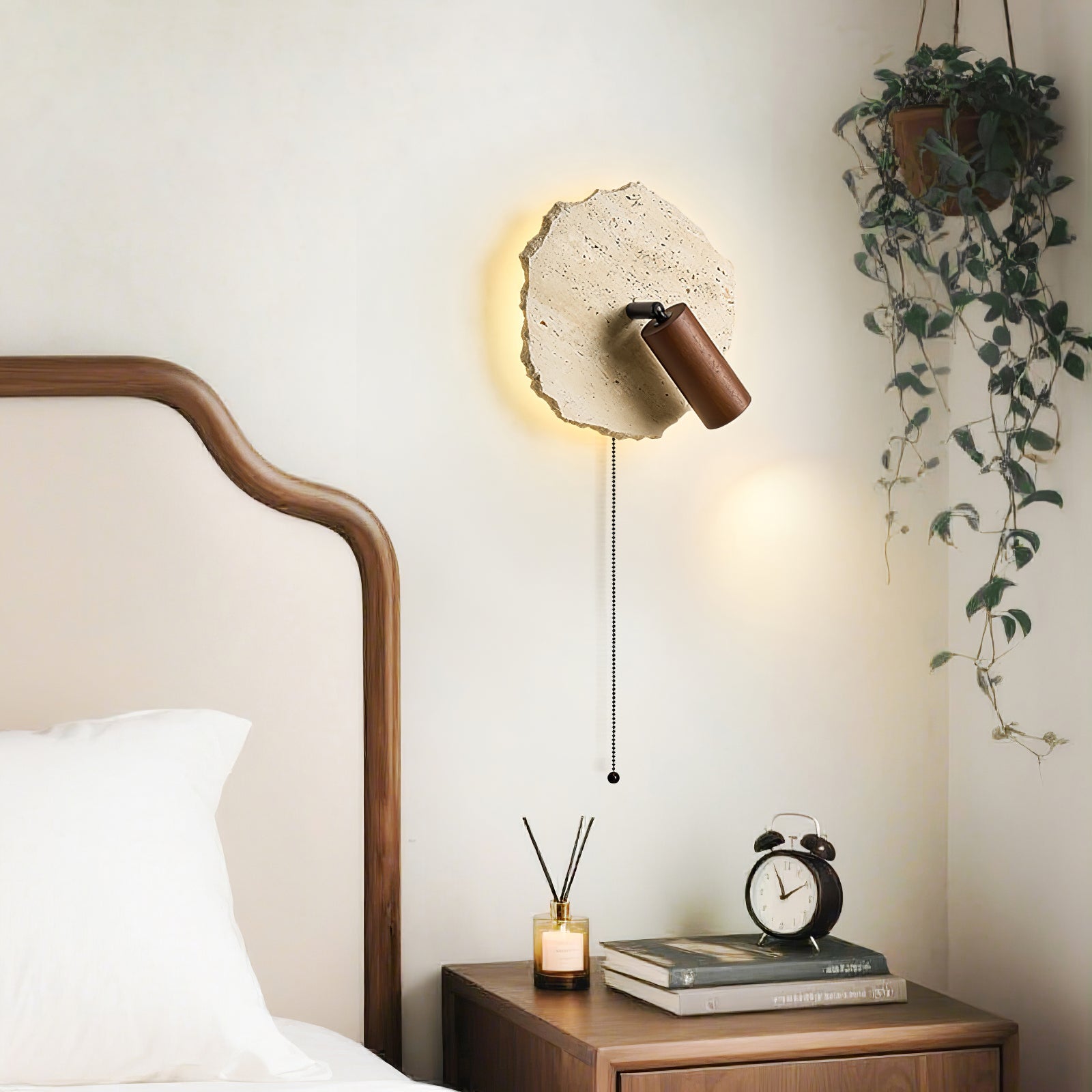 Cleo Travertine Wall Light - Blowlighting