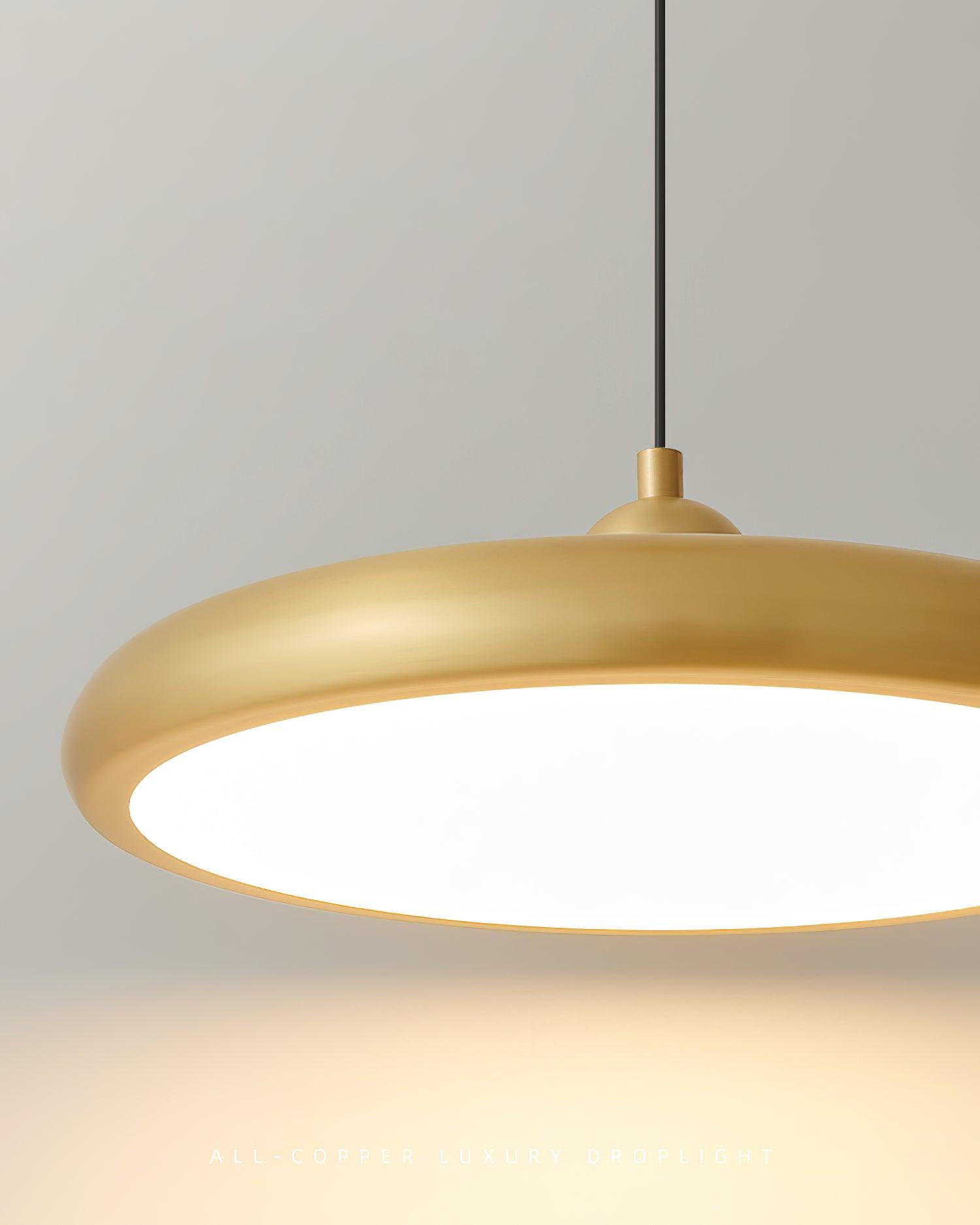 Thin Disc Pendant Lamp - Blowlighting