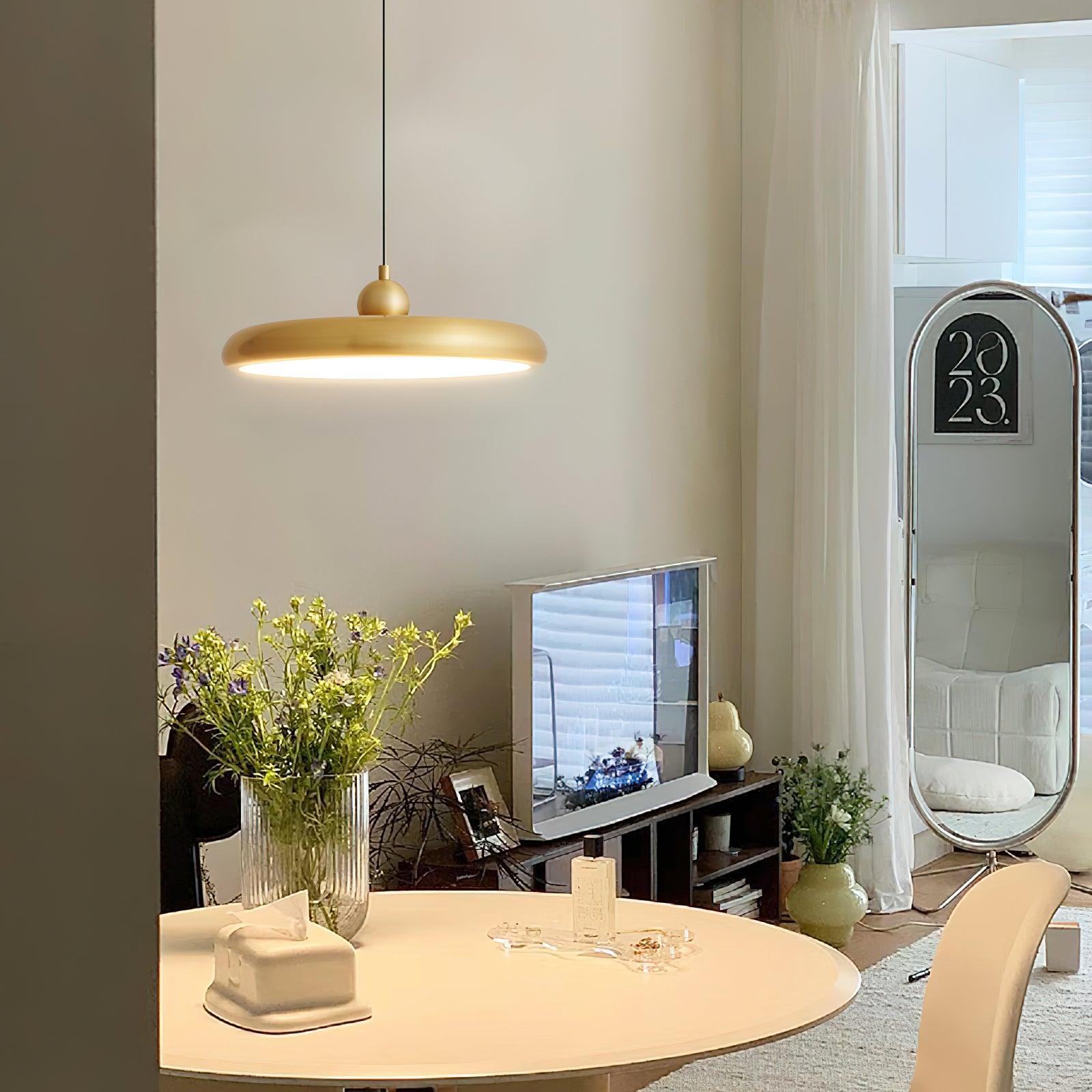 Thin Disc Pendant Lamp - Blowlighting