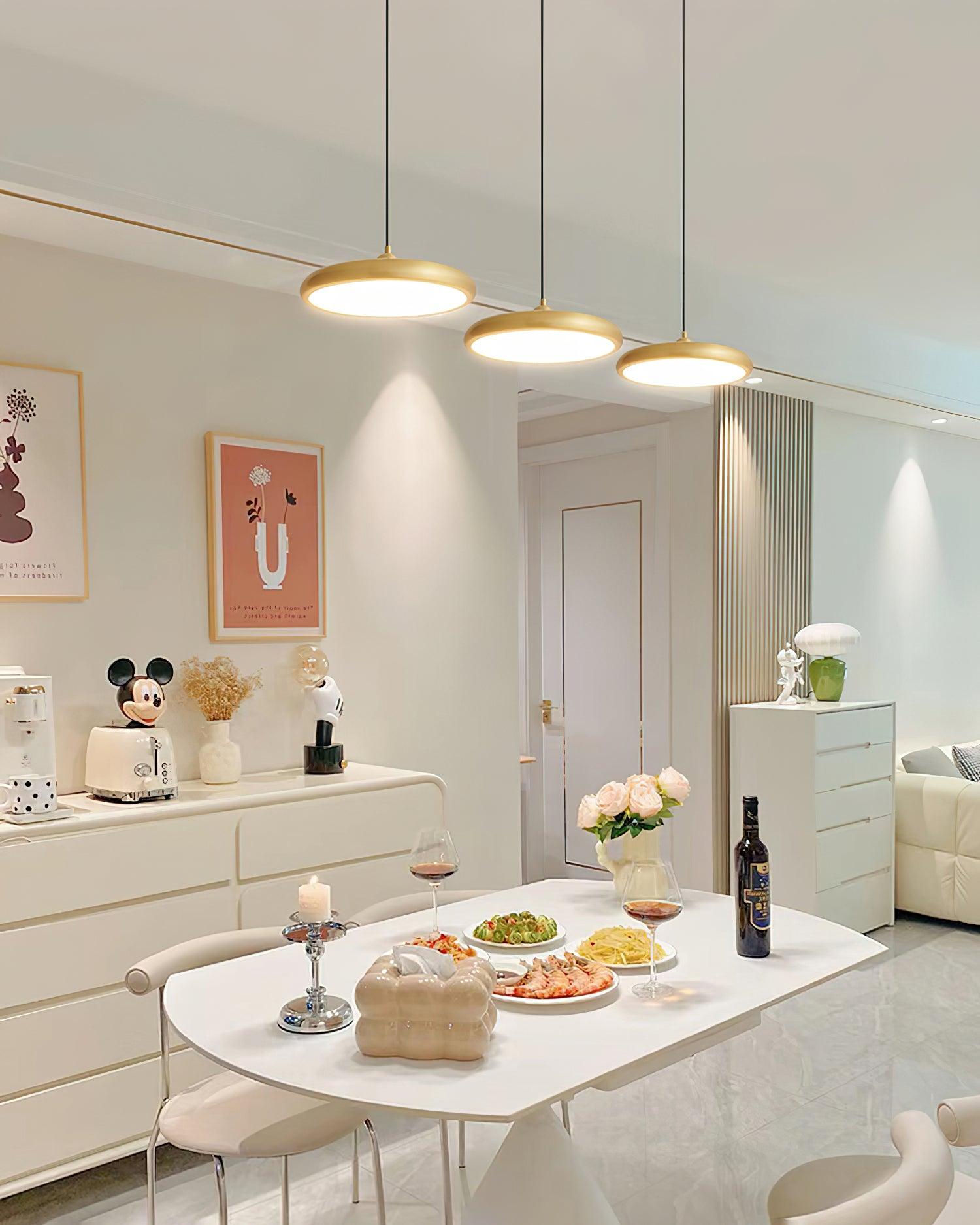 Thin Disc Pendant Lamp - Blowlighting