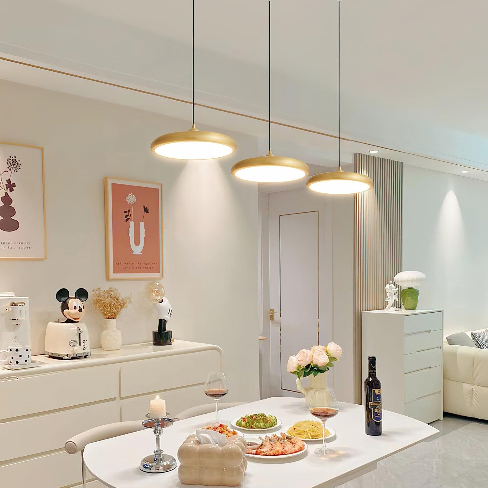 Thin Disc Pendant Lamp - Blowlighting