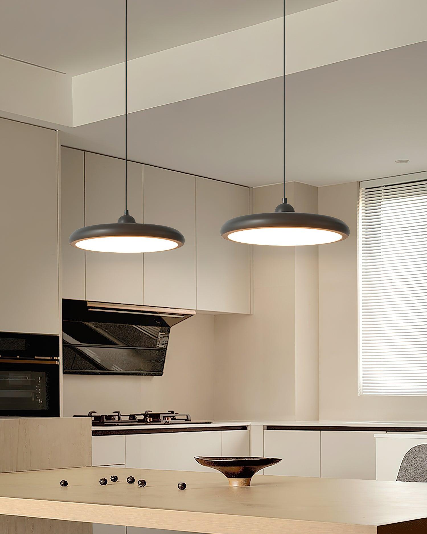 Thin Disc Pendant Lamp - Blowlighting