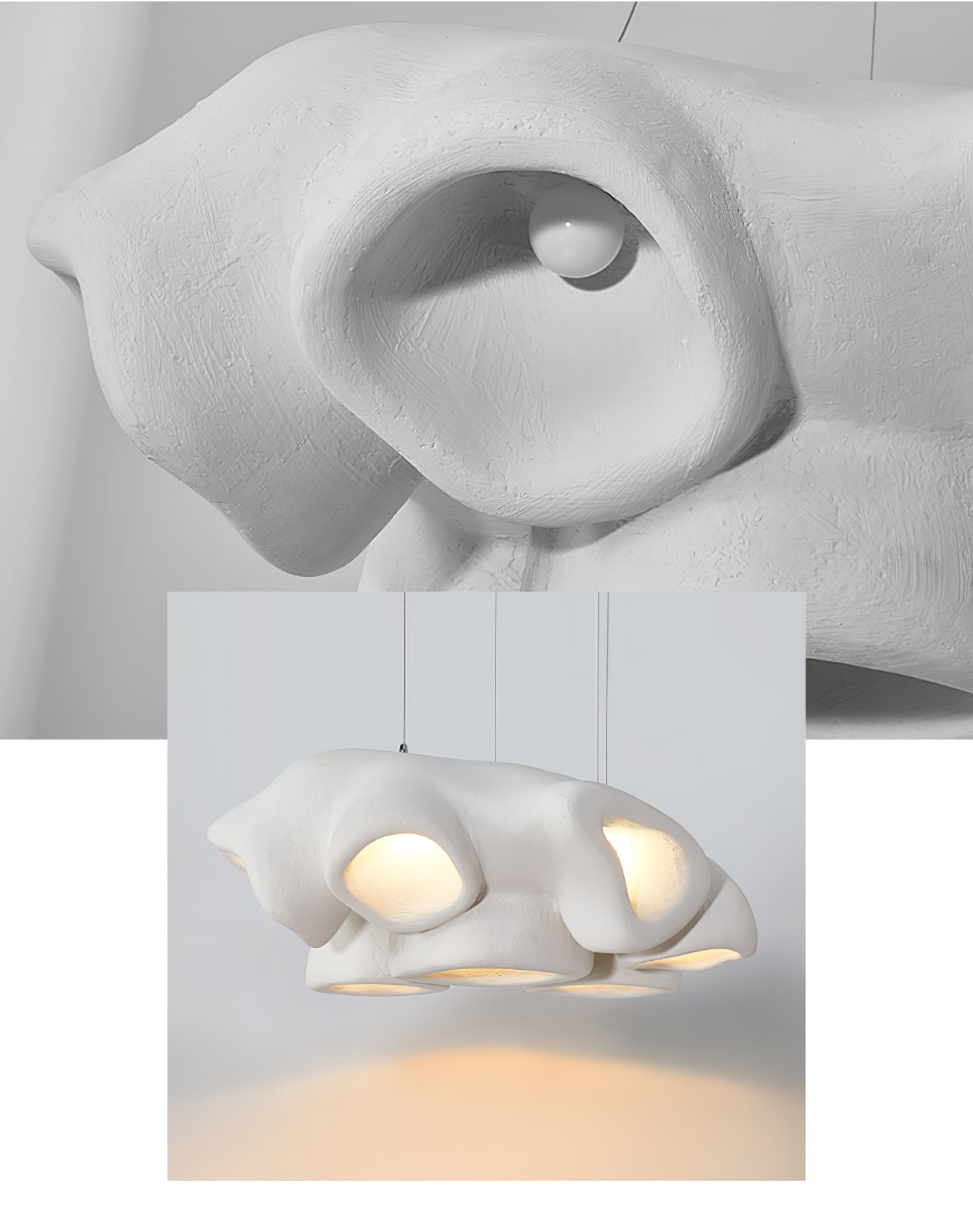 Cloud Modern Polystyrene Pendant Light - Blowlighting