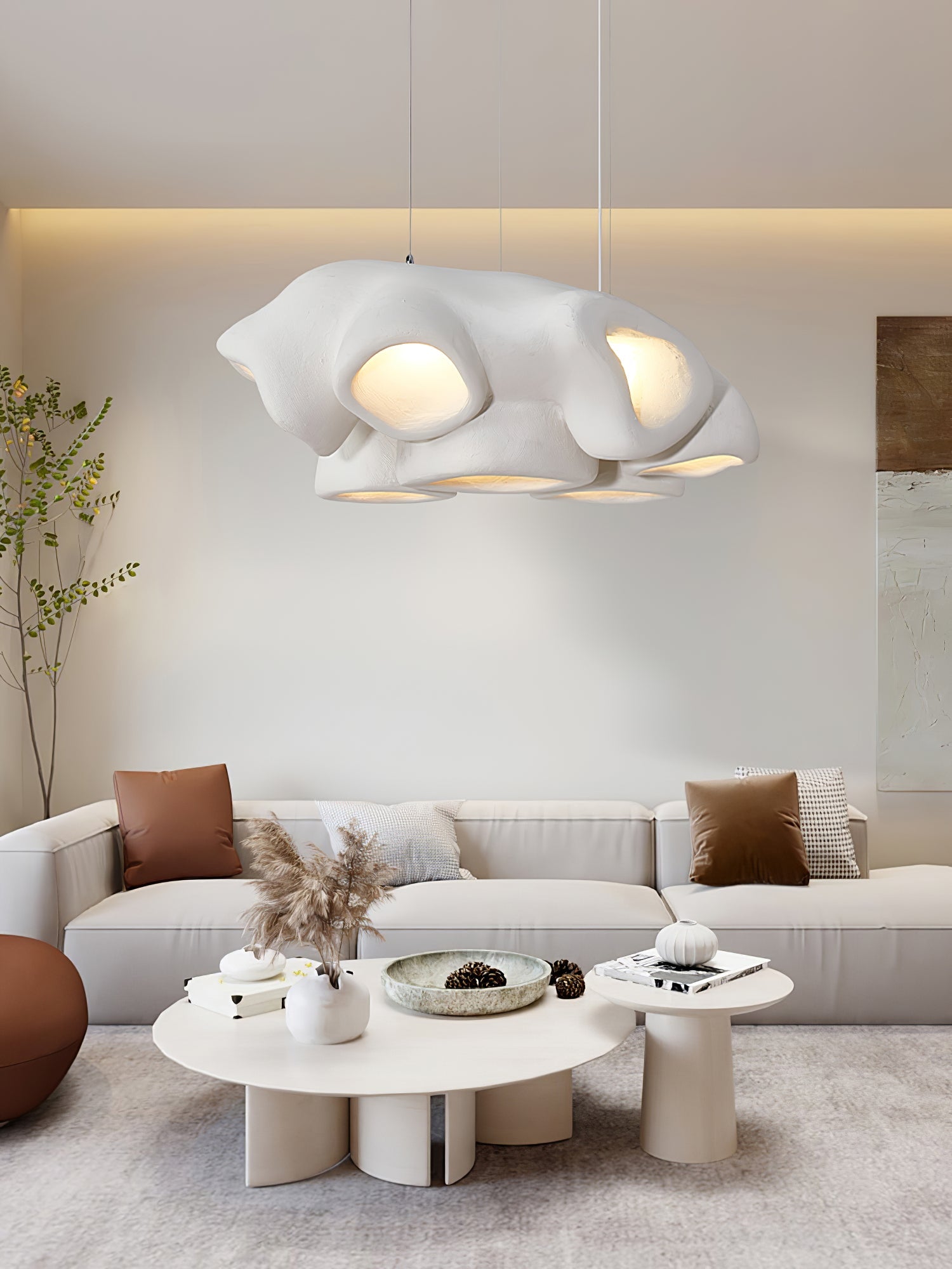 Cloud Modern Polystyrene Pendant Light - Blowlighting