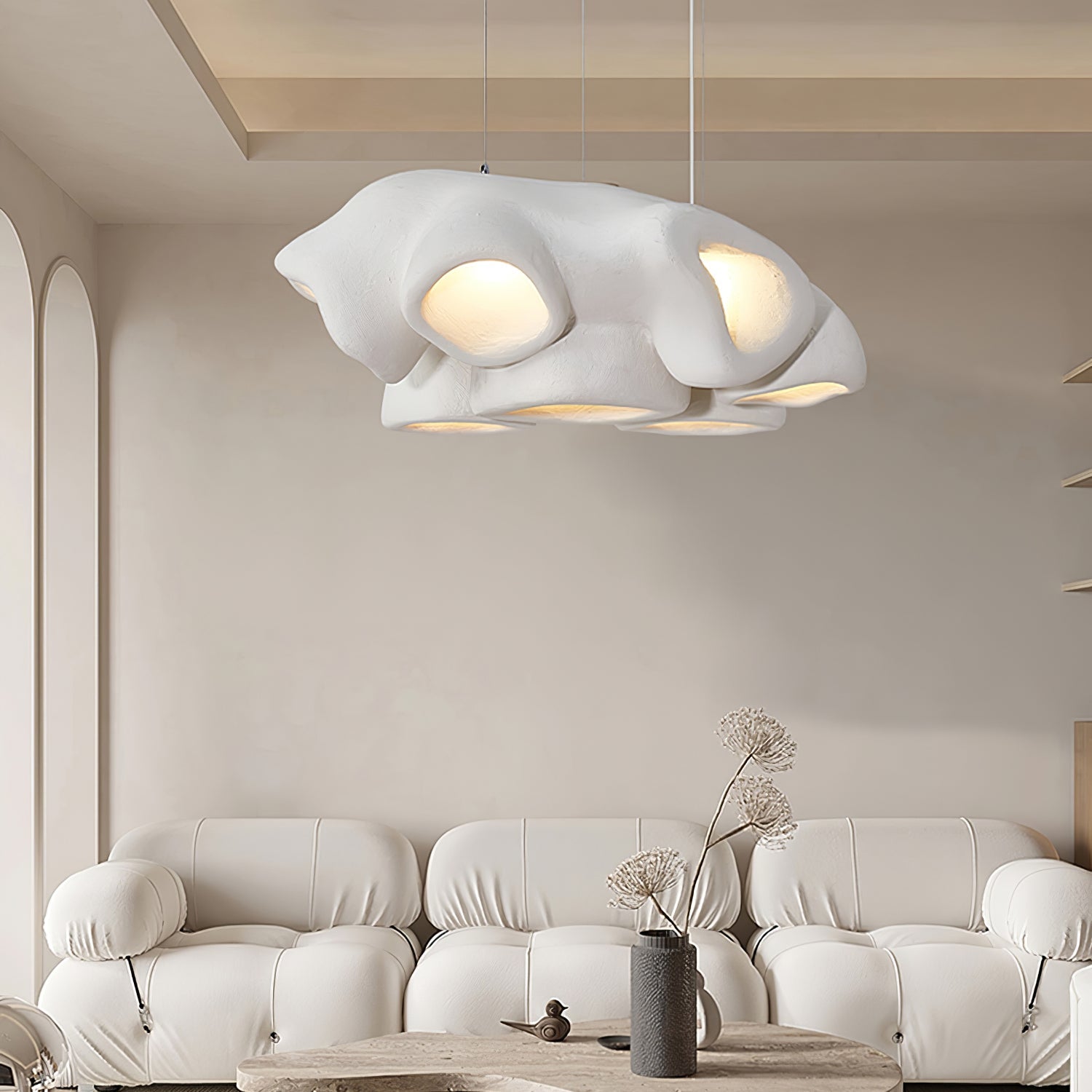 Cloud Modern Polystyrene Pendant Light - Blowlighting