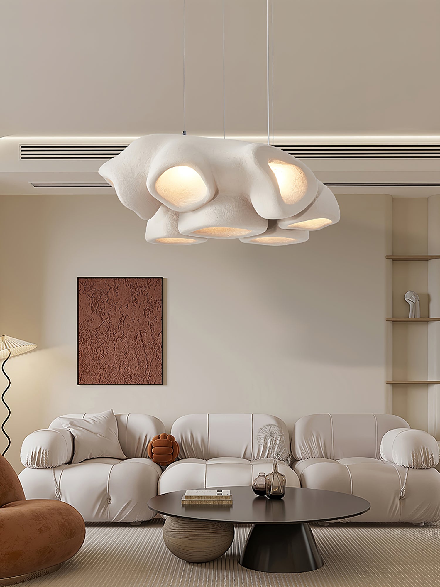 Cloud Modern Polystyrene Pendant Light - Blowlighting