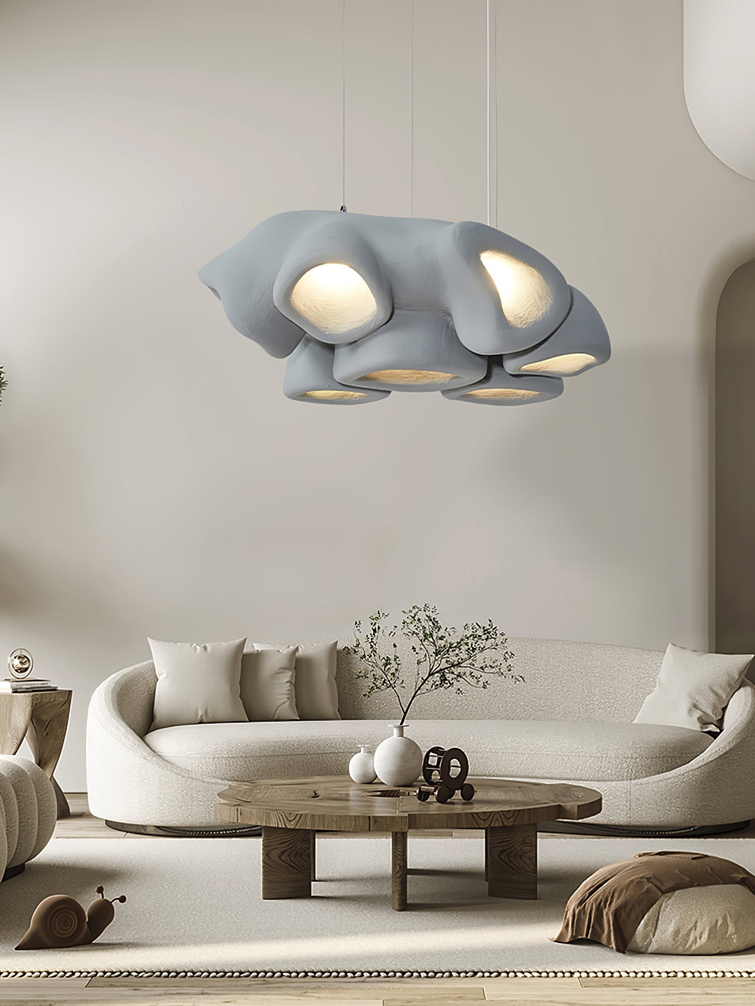 Cloud Modern Polystyrene Pendant Light - Blowlighting