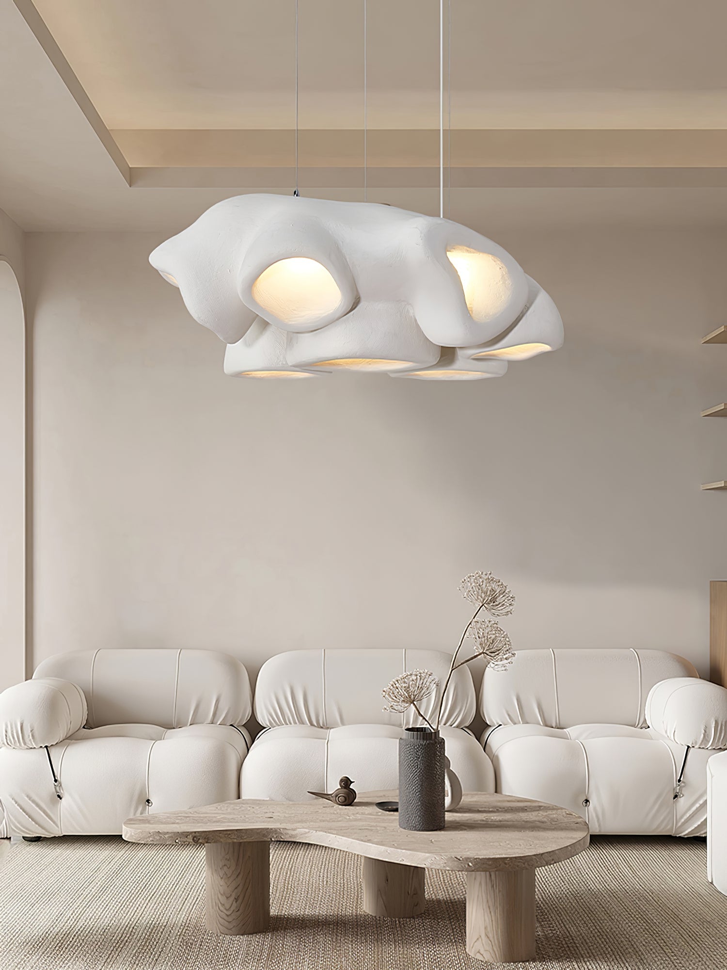 Cloud Modern Polystyrene Pendant Light - Blowlighting