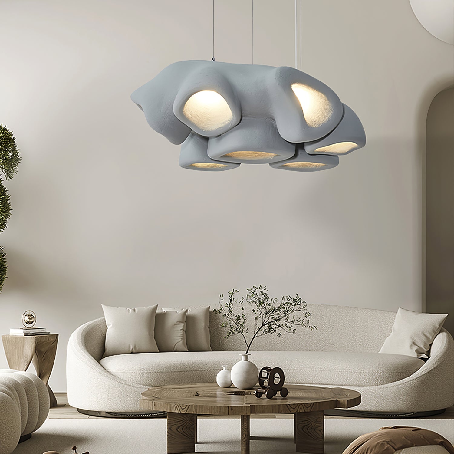 Cloud Modern Polystyrene Pendant Light - Blowlighting